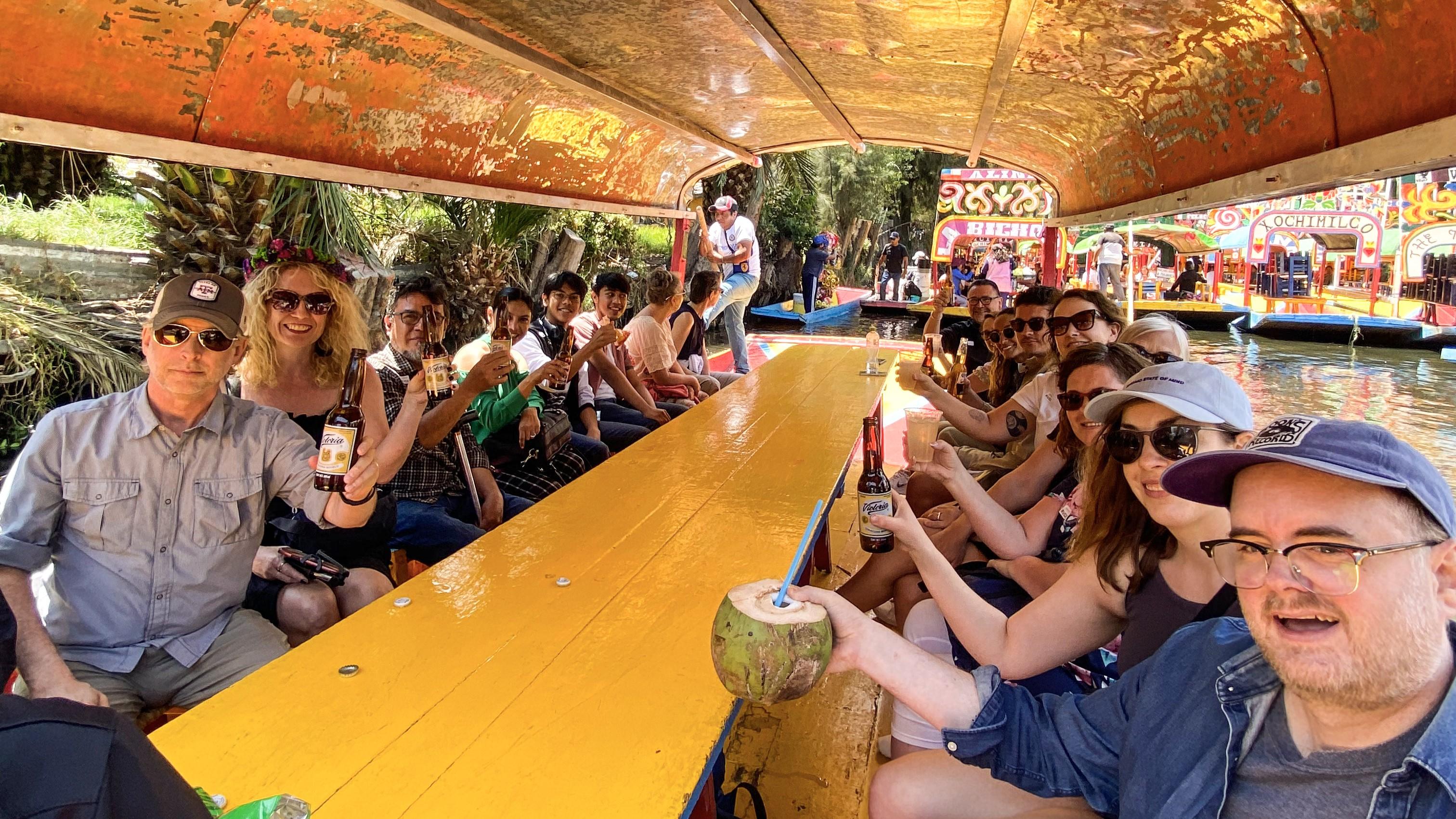 Xochimilco Trajinera Canal Party with Mariachi & Drinks