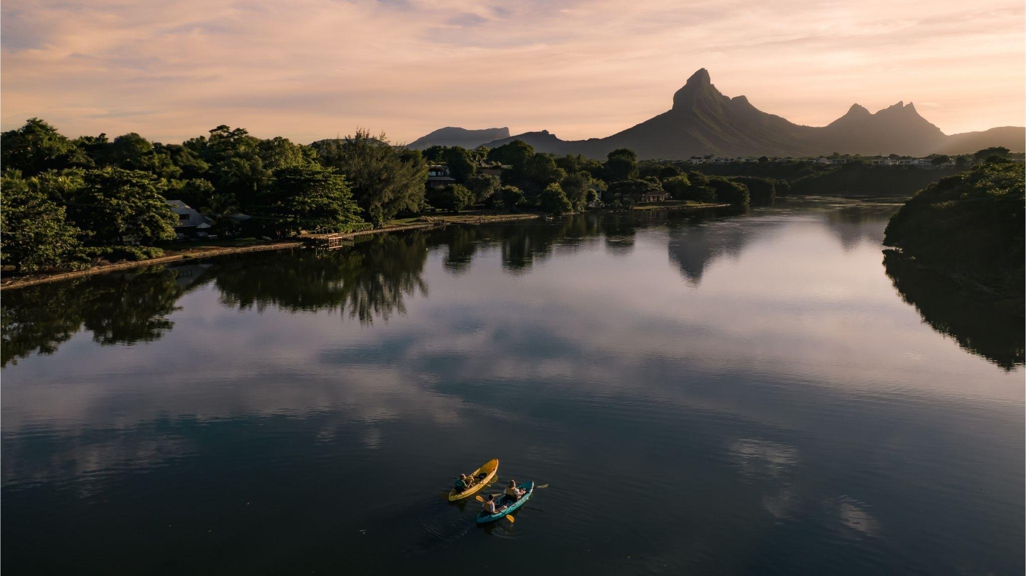 Sunrise Kayak Adventure on Tamarin River