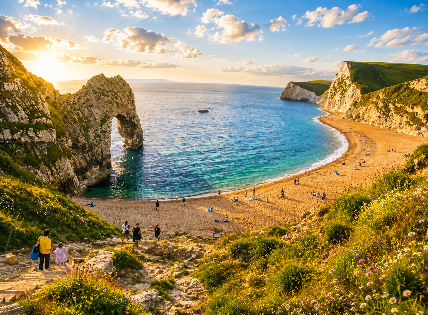 Durdle Door & Lulworth Cove Day Trip from London