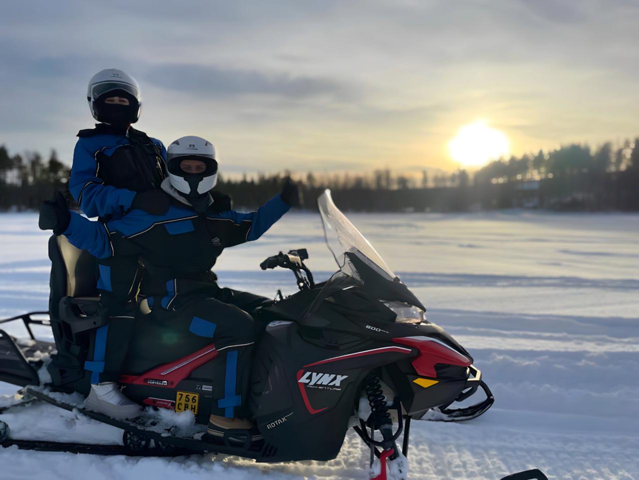 Rovaniemi Arctic Snowmobile Safari on Private Forest Trails