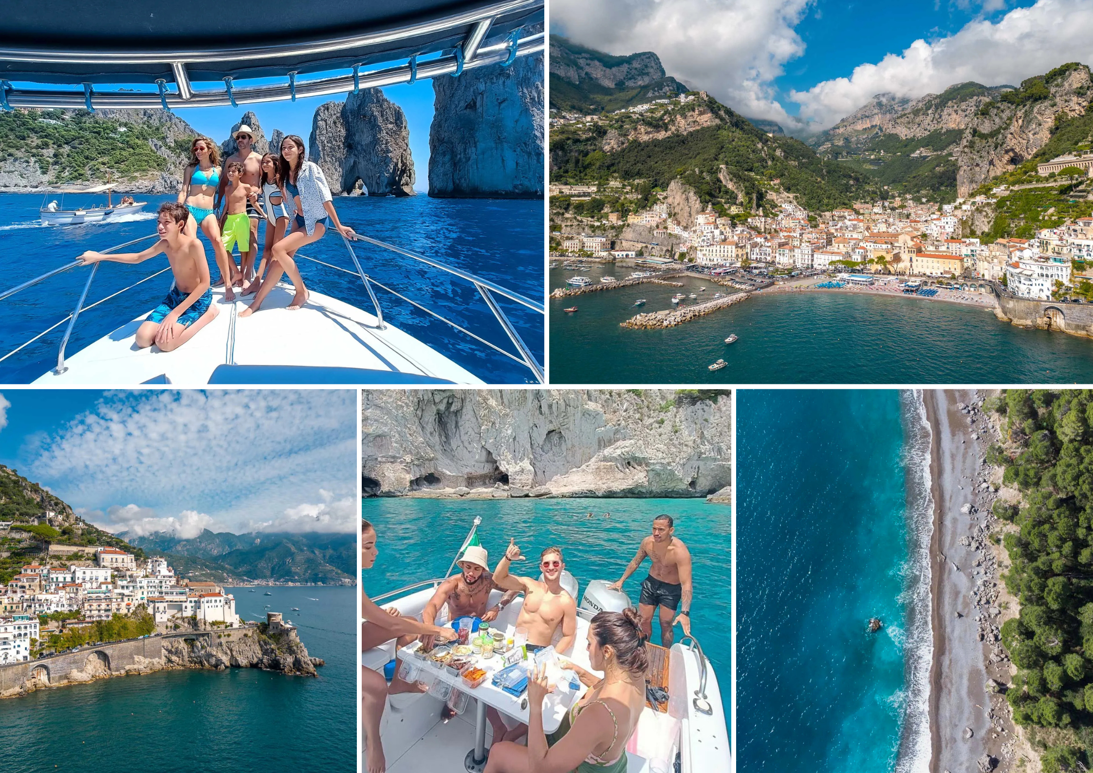 Private Amalfi Coast Boat Tour from Sorrento