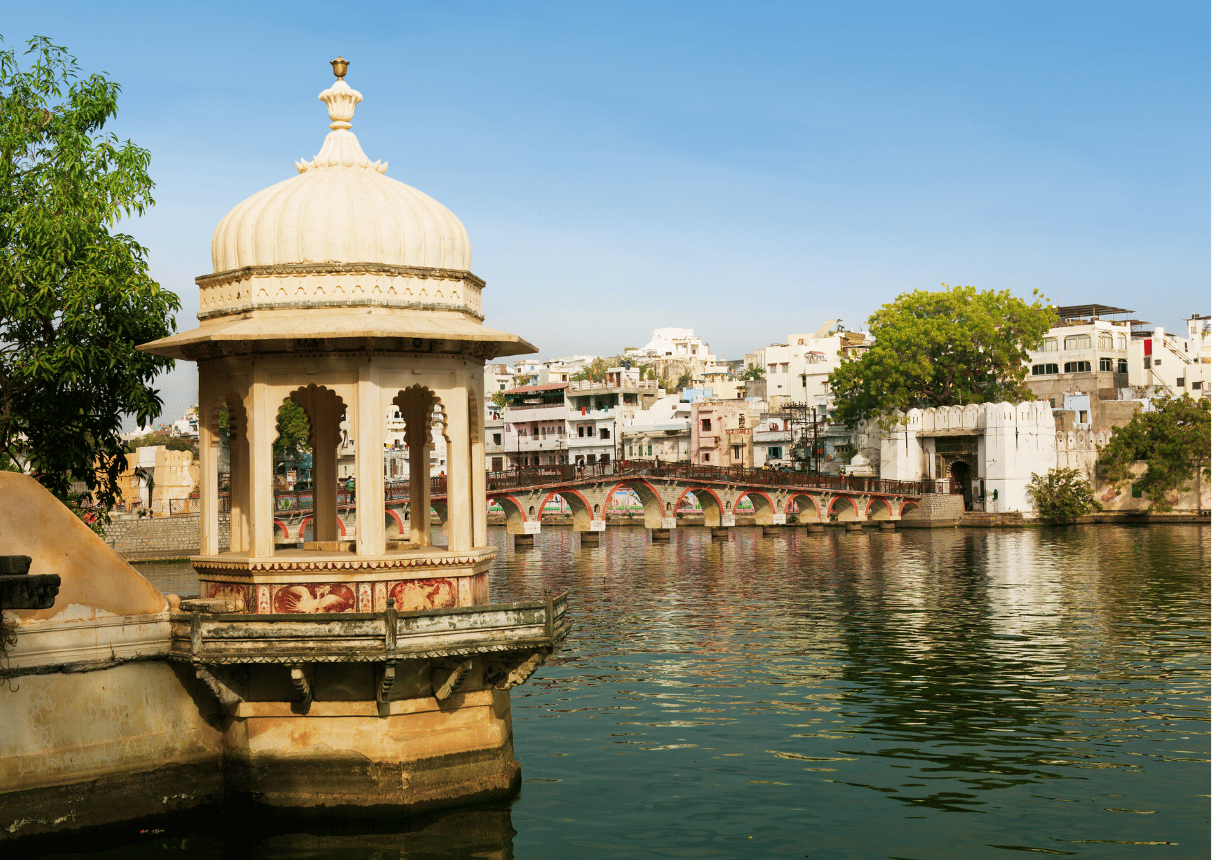 Udaipur: Ghats Walking Tour & Lake Pichola Boat Cruise