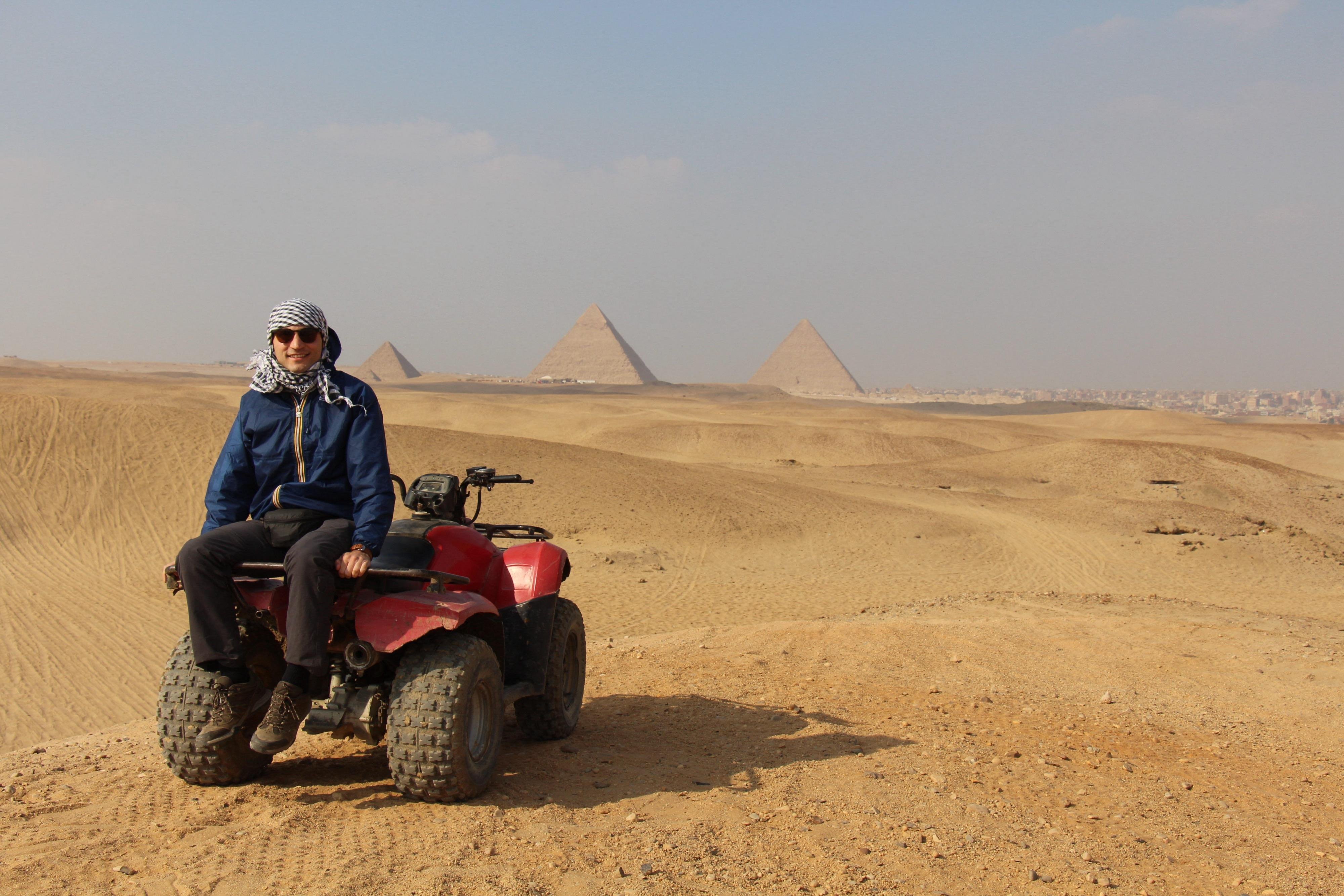 Giza Plateau: Quad Bike Desert Safari & Optional Camel Trek