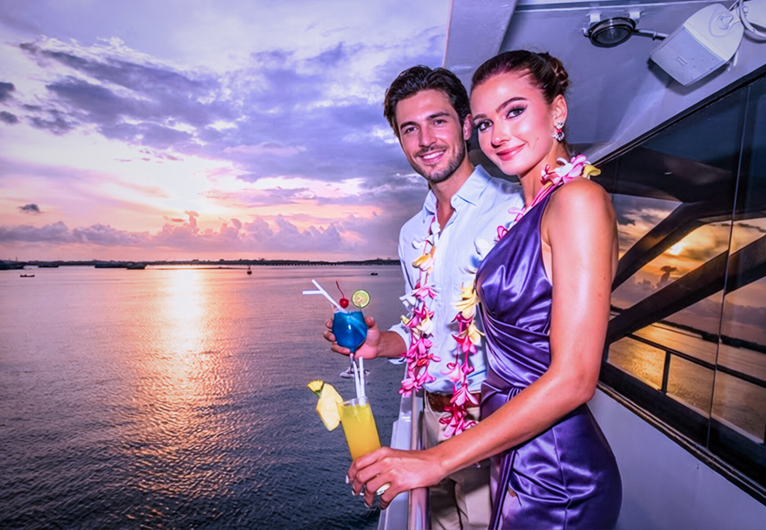 Benoa Bay Sunset Catamaran with Dinner & Entertainment