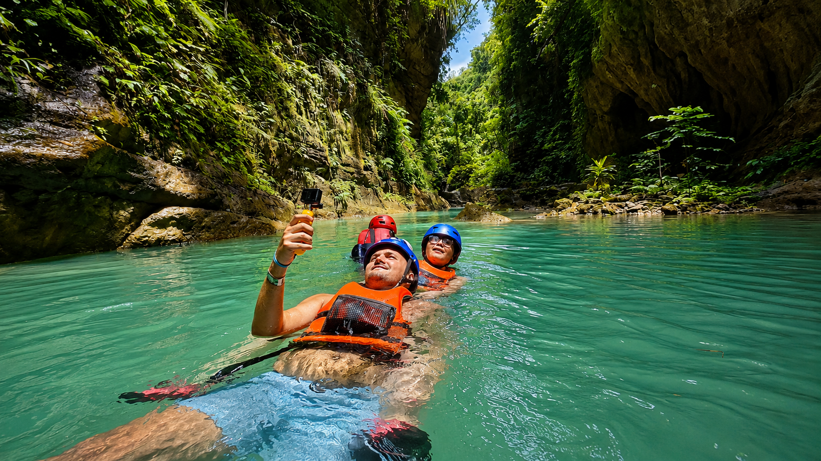 Kawasan Falls Canyoneering, Zipline & Lunch – Full-Day Cebu Adventure