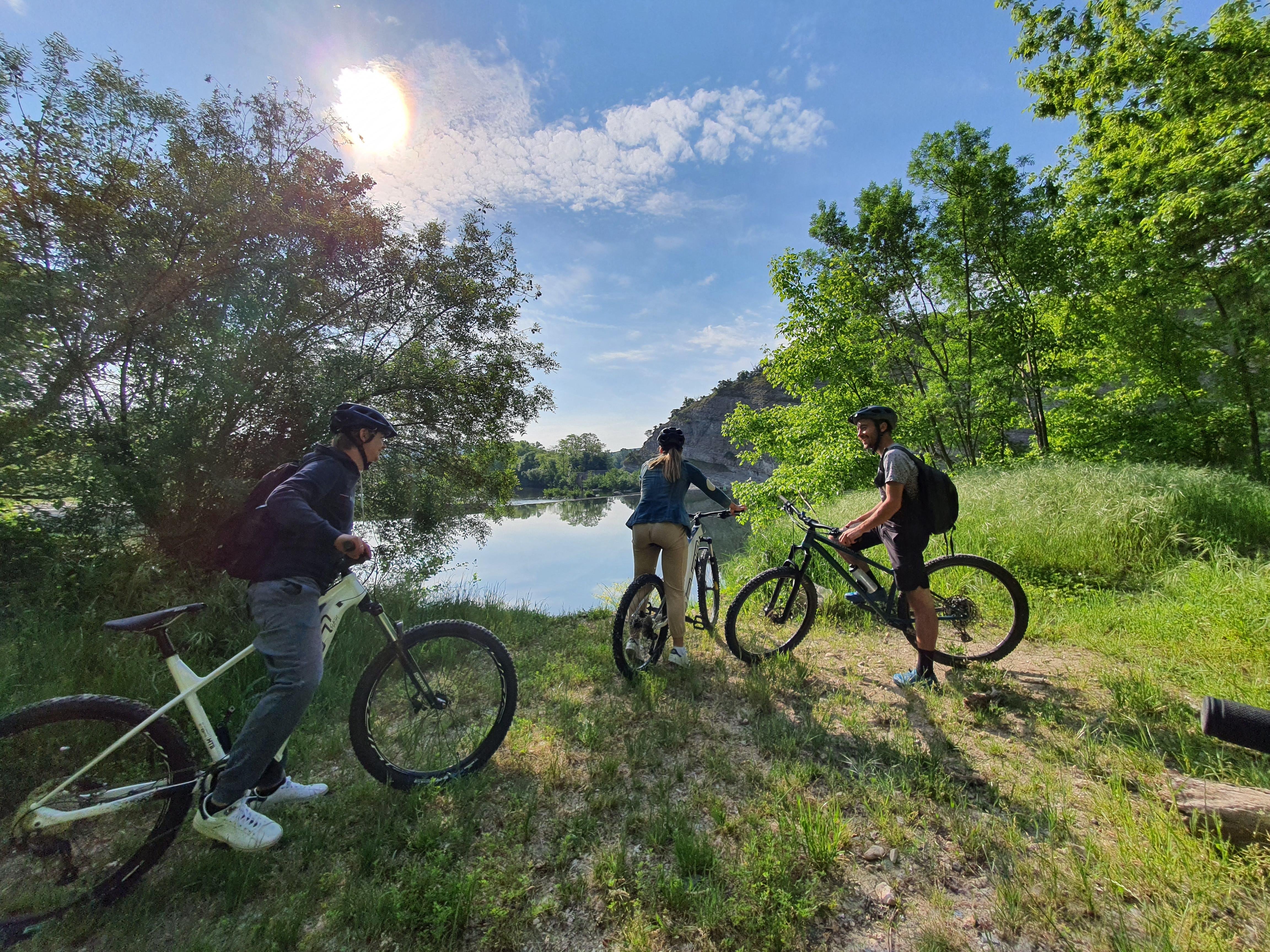 E-Bike Wine Discovery Tour in Vallon-Pont-d'Arc