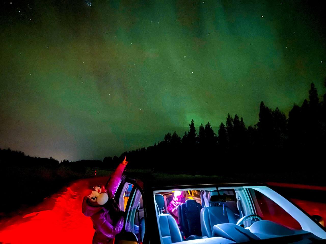 Private Northern Lights Chase from Rovaniemi