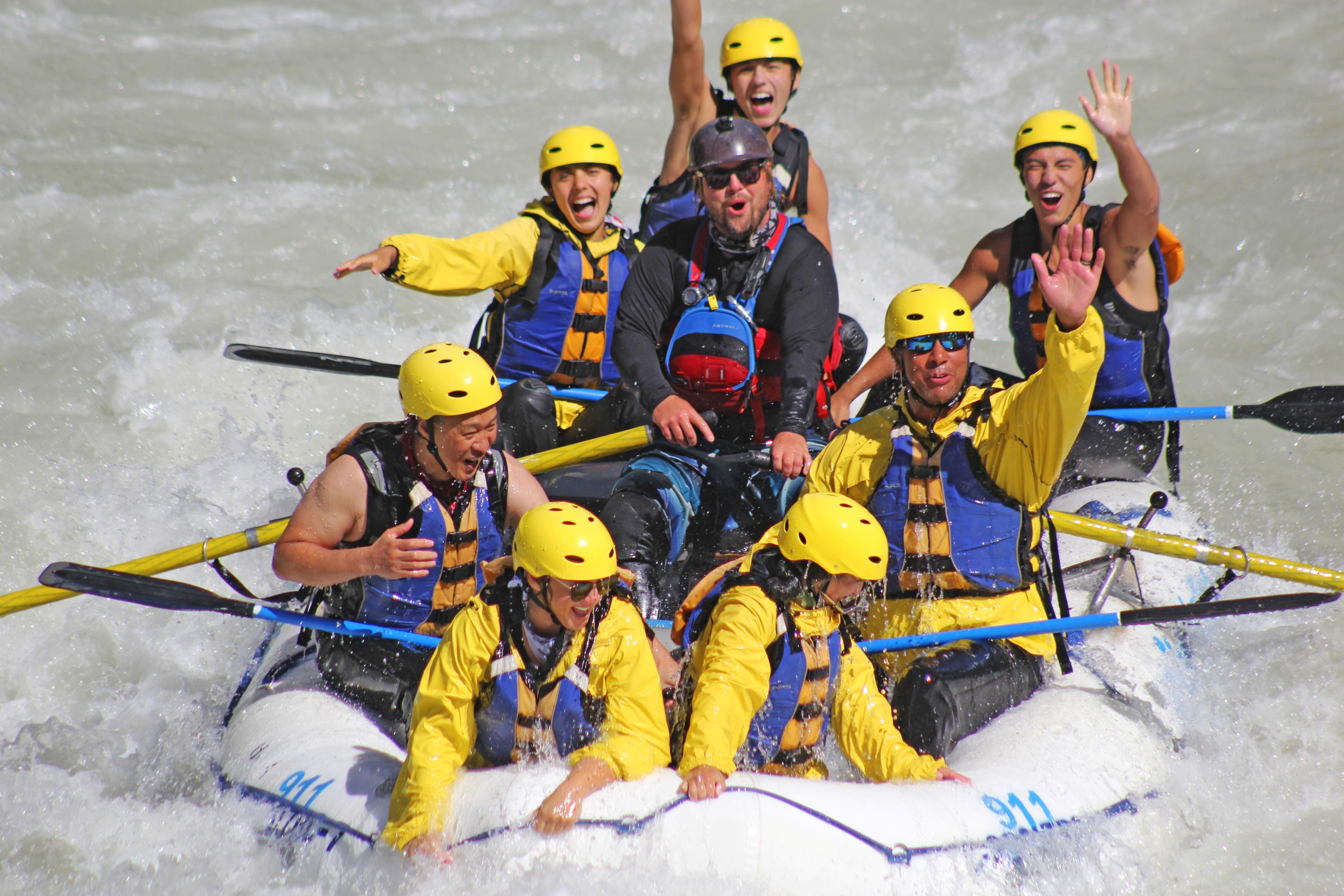 Kicking Horse River half-day whitewater rafting — Canadian Rockies rafting (1)
