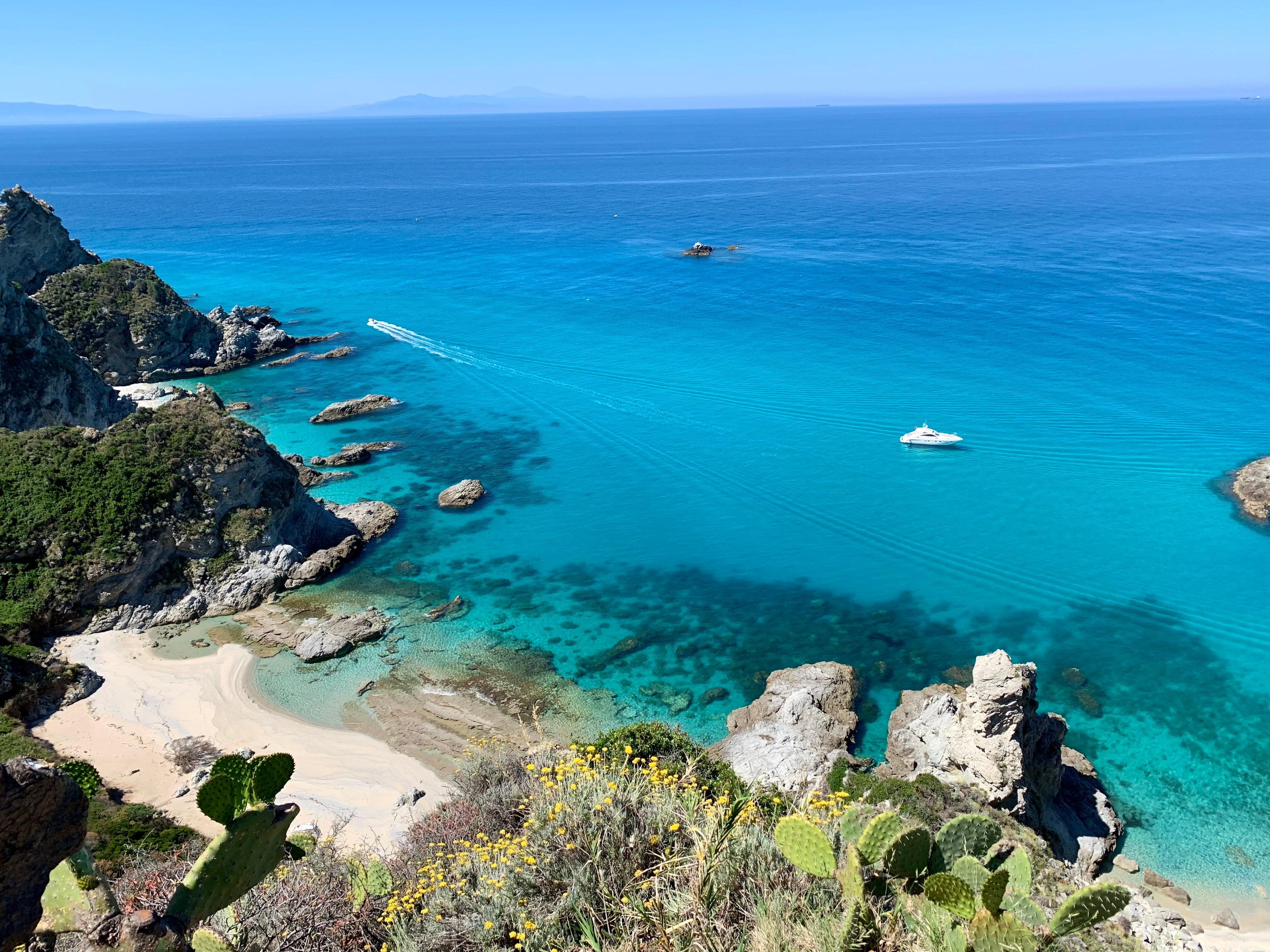 Private Ulysses Route Boat Tour: Tropea to Capo Vaticano