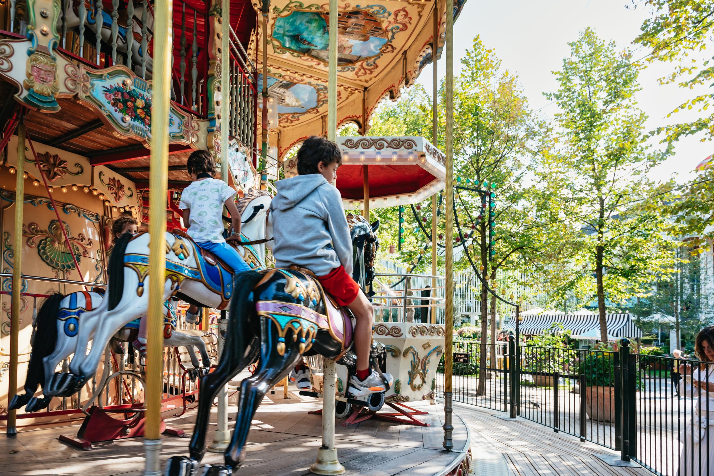 Copenhagen Halloween season at Tivoli Gardens — autumn garden scenery — image 8