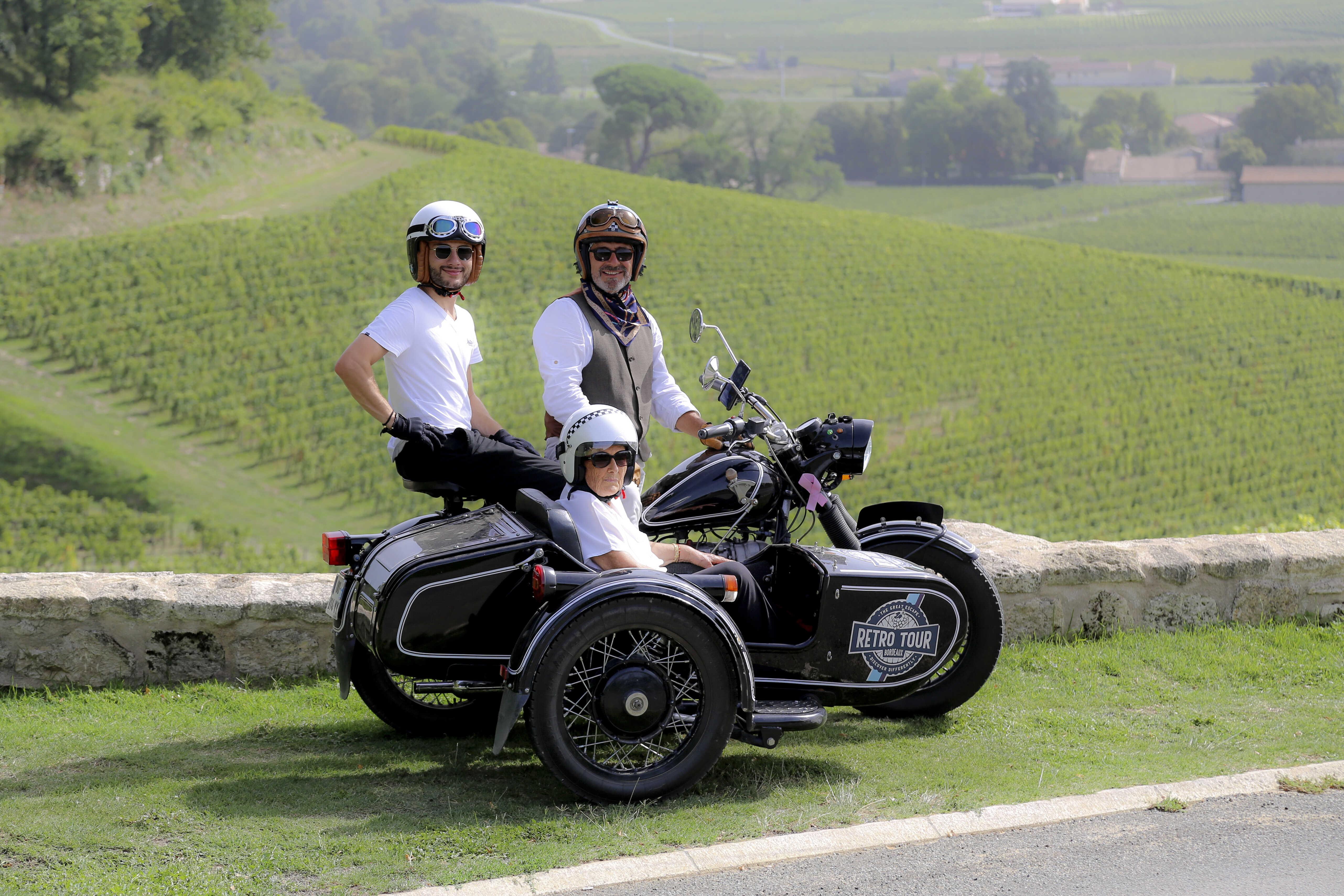 Saint-Emilion Vineyard Sidecar Adventure