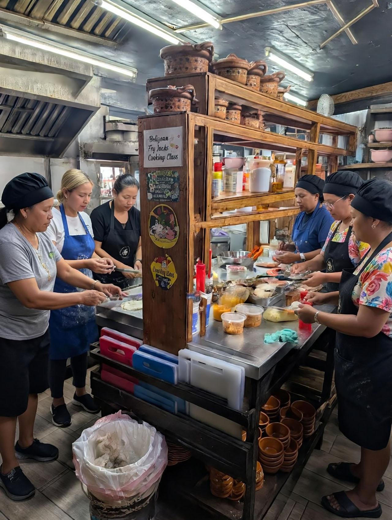 Fry Jacks Cooking Class in San Pedro