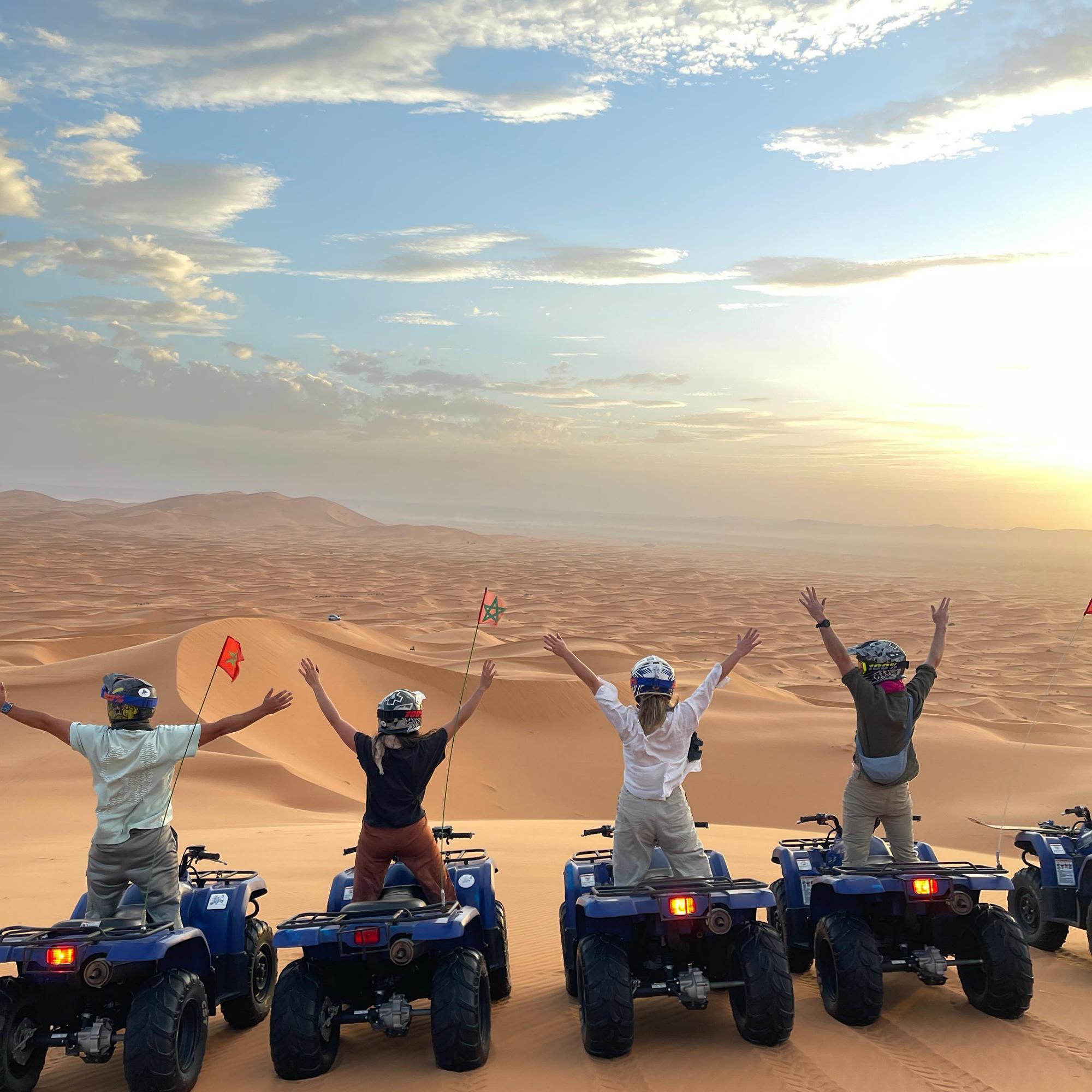 Merzouga Sahara Quad Bike Safari & Sandboarding