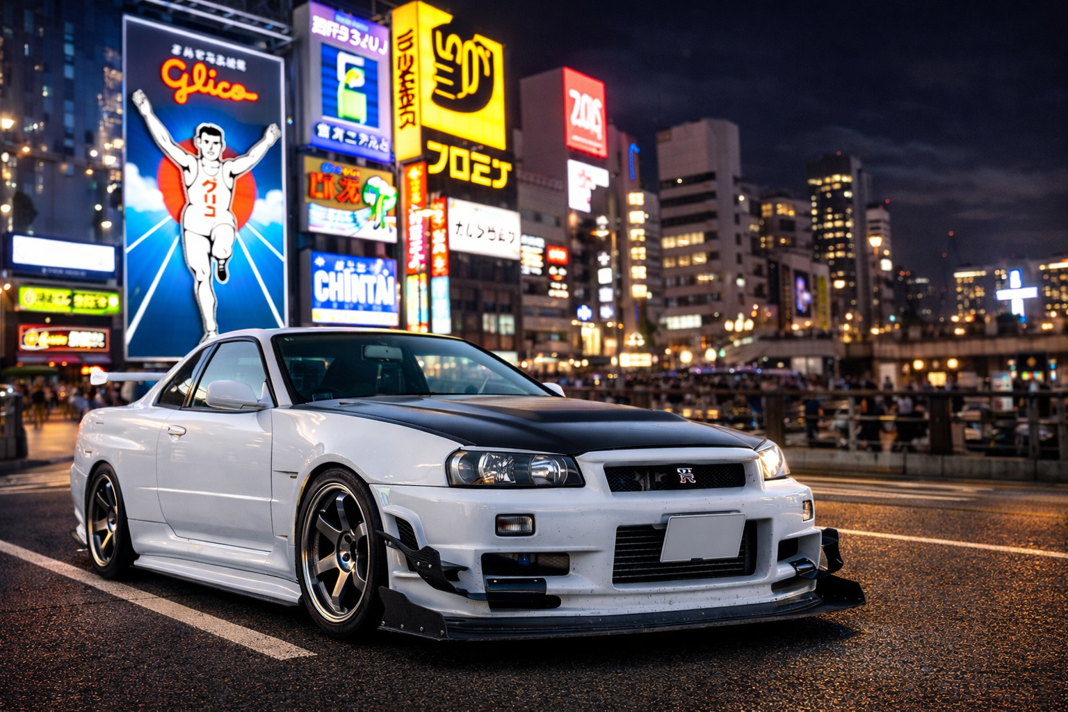 Osaka JDM Night Cruise: 630HP R34 GT-R Ride-Along