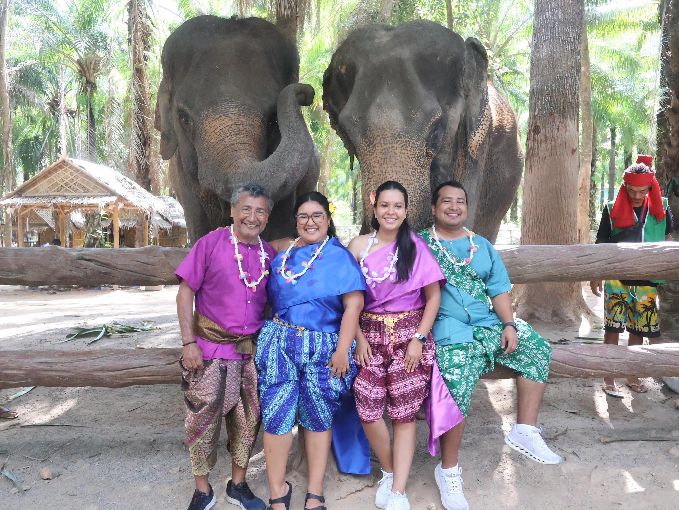 Krabi Elephant Feeding & Thai Dress Experience