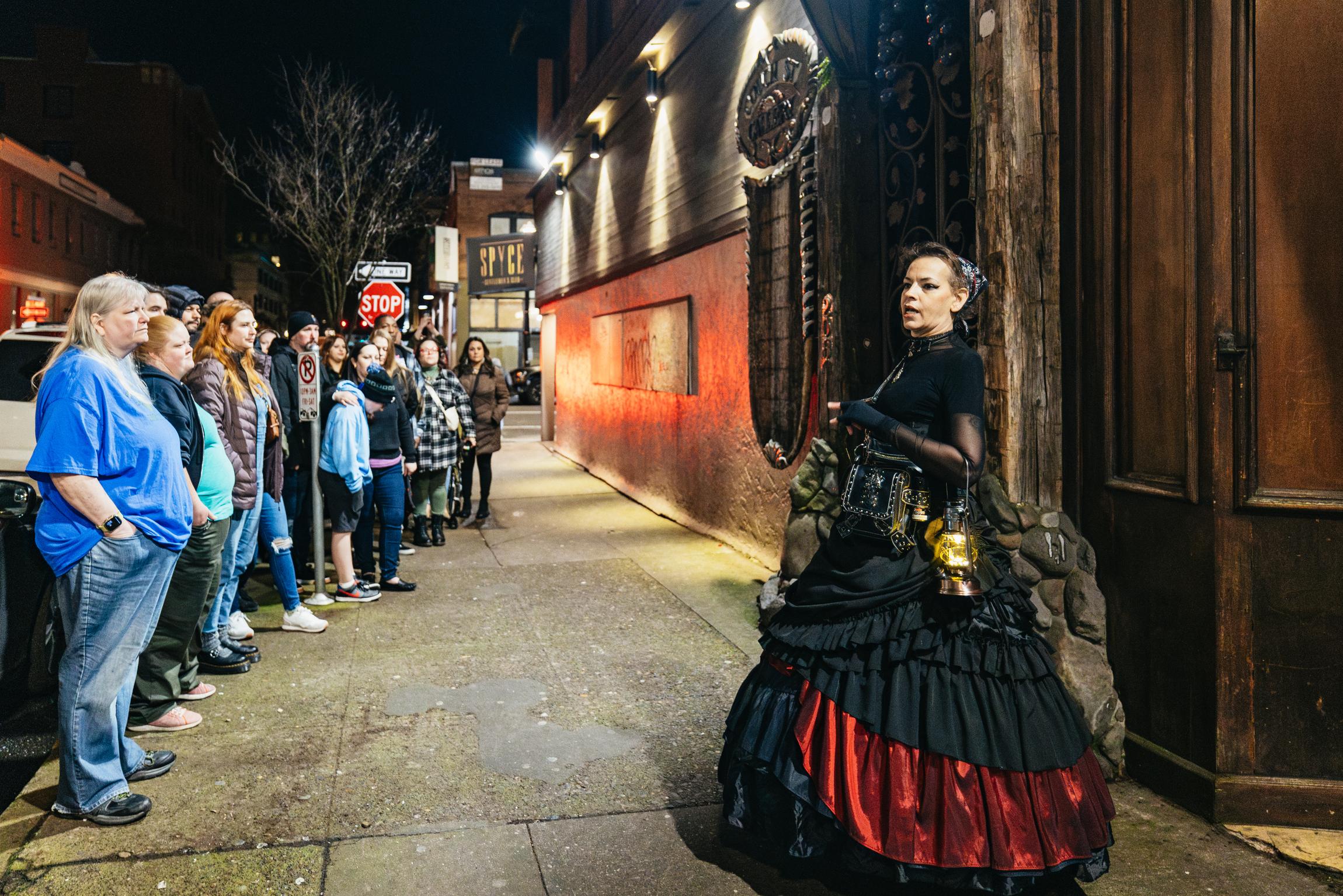 Ghost tour in Portland, Maine