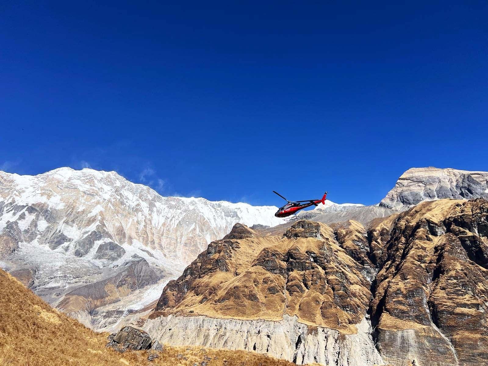 Pokhara to Annapurna Base Camp Helicopter Tour