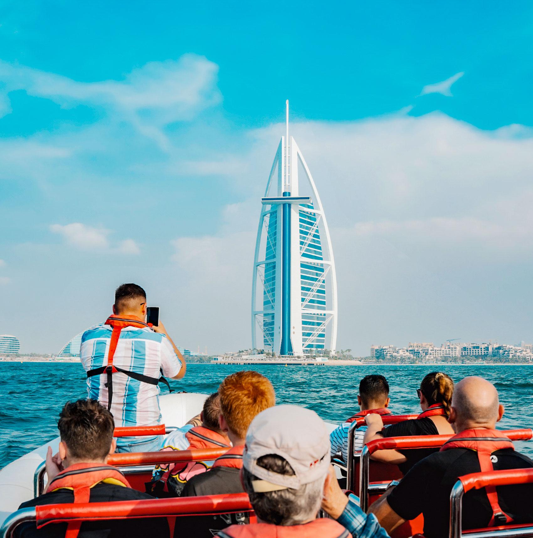 Dubai Speedboat Tour: Marina, Palm, Burj Al Arab & Atlantis