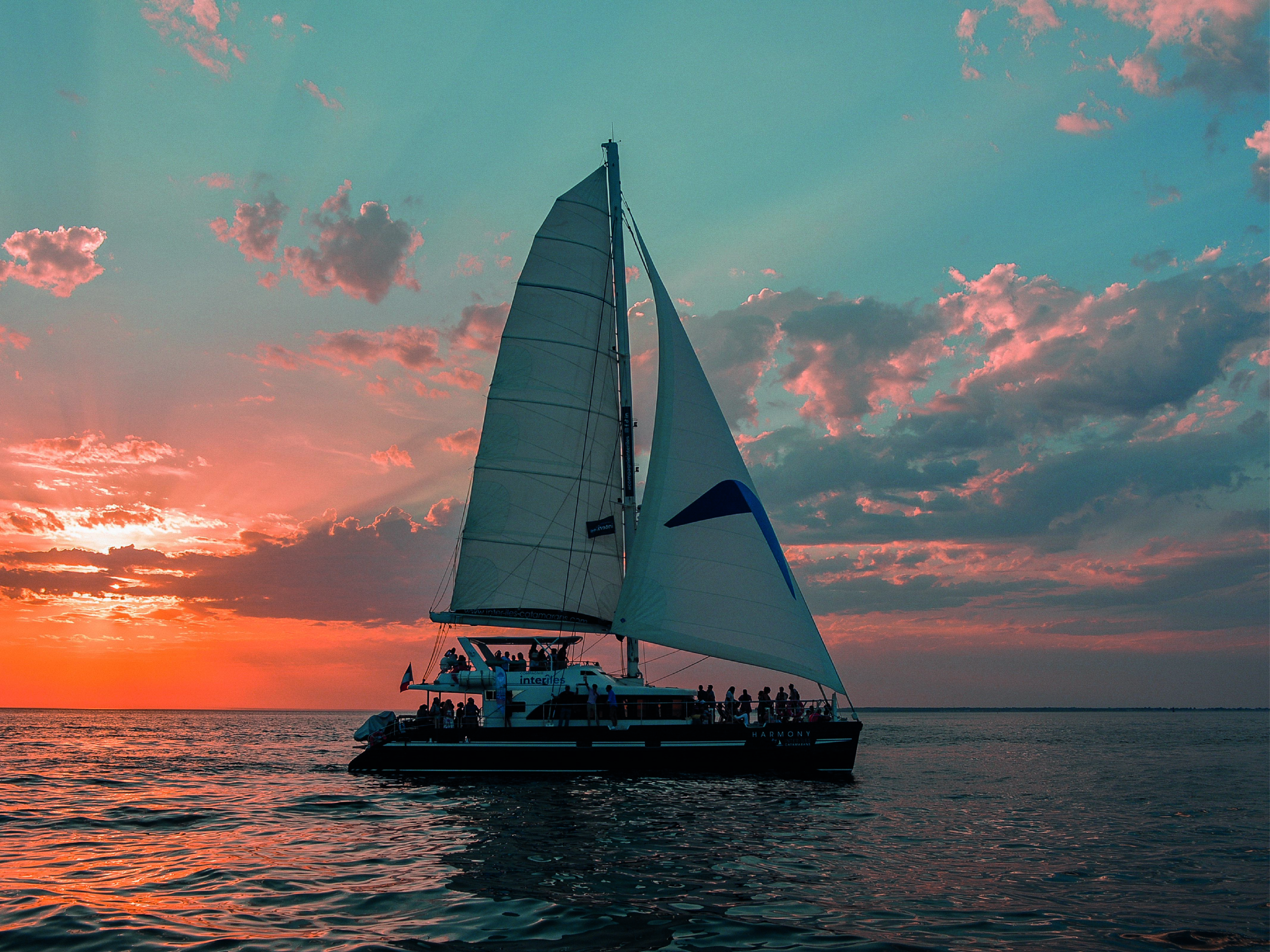 La Rochelle Sunset Sailing on Harmony Catamaran