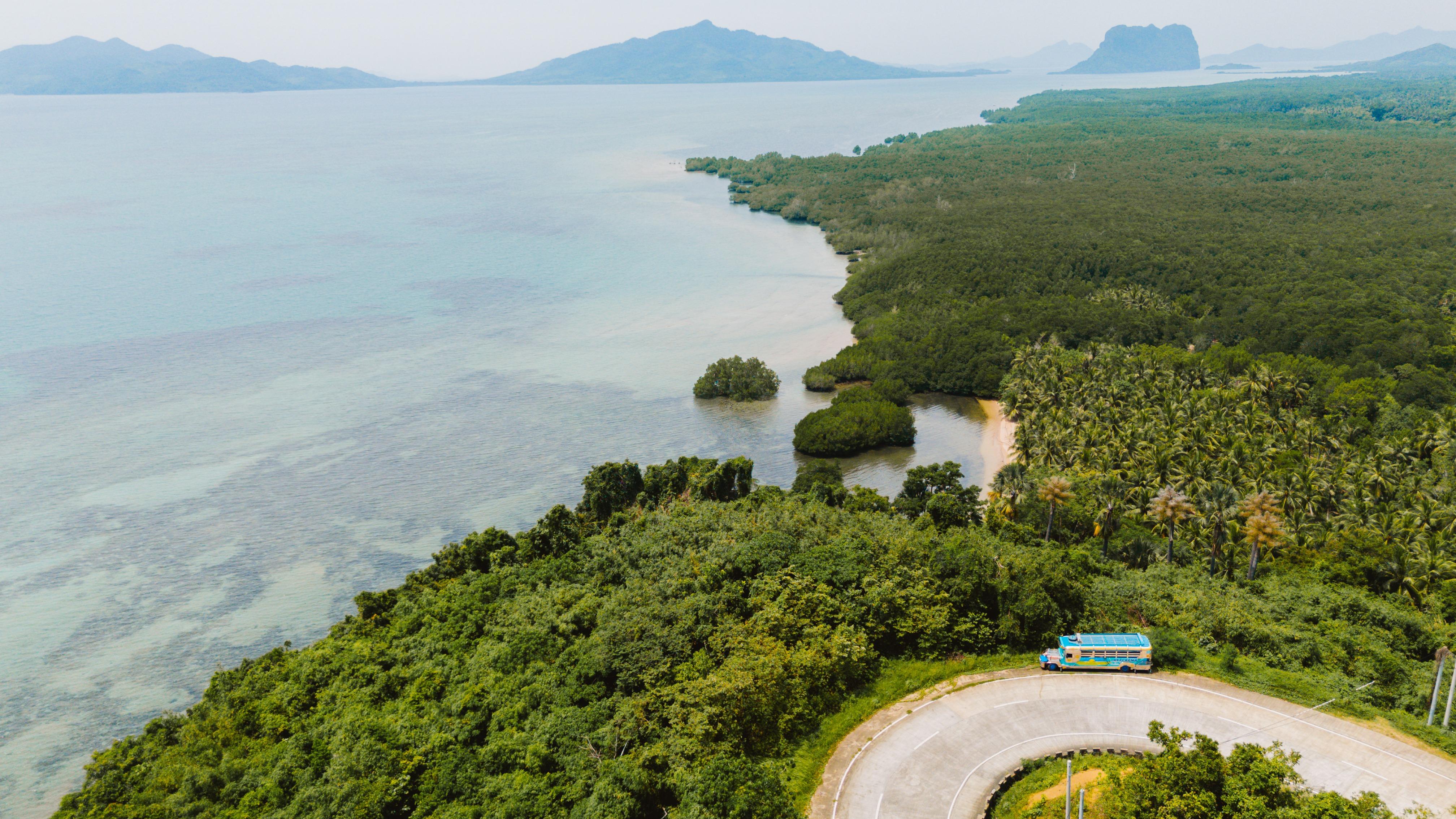 El Nido Cultural Jeepney & Beach Tour with Sunset Rooftop Cocktail