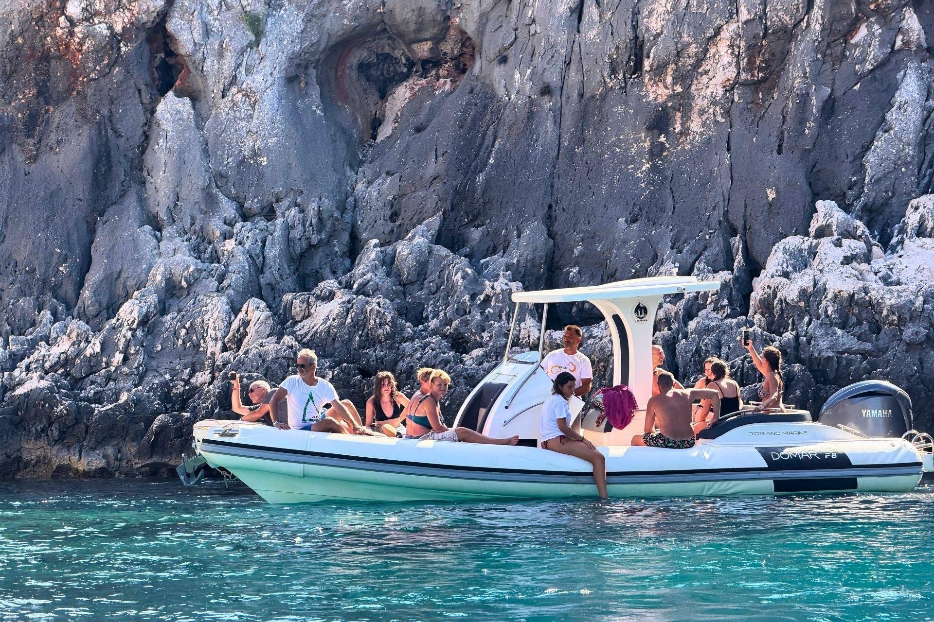 From Arbatax: RIB tour to Cala Mariolu and Cala Goloritzè - the Gulf of Orosei, Sardinia