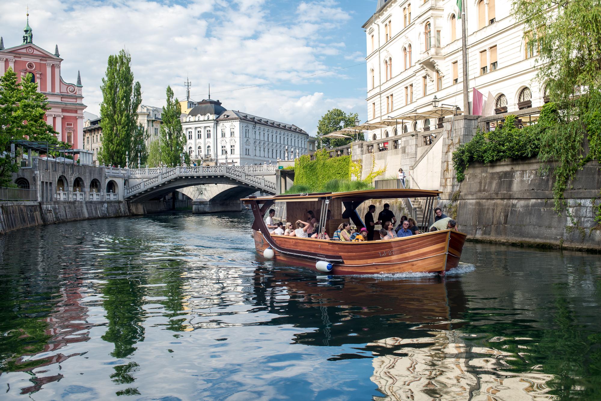 Wine Tasting Cruise on the Ljubljanica River