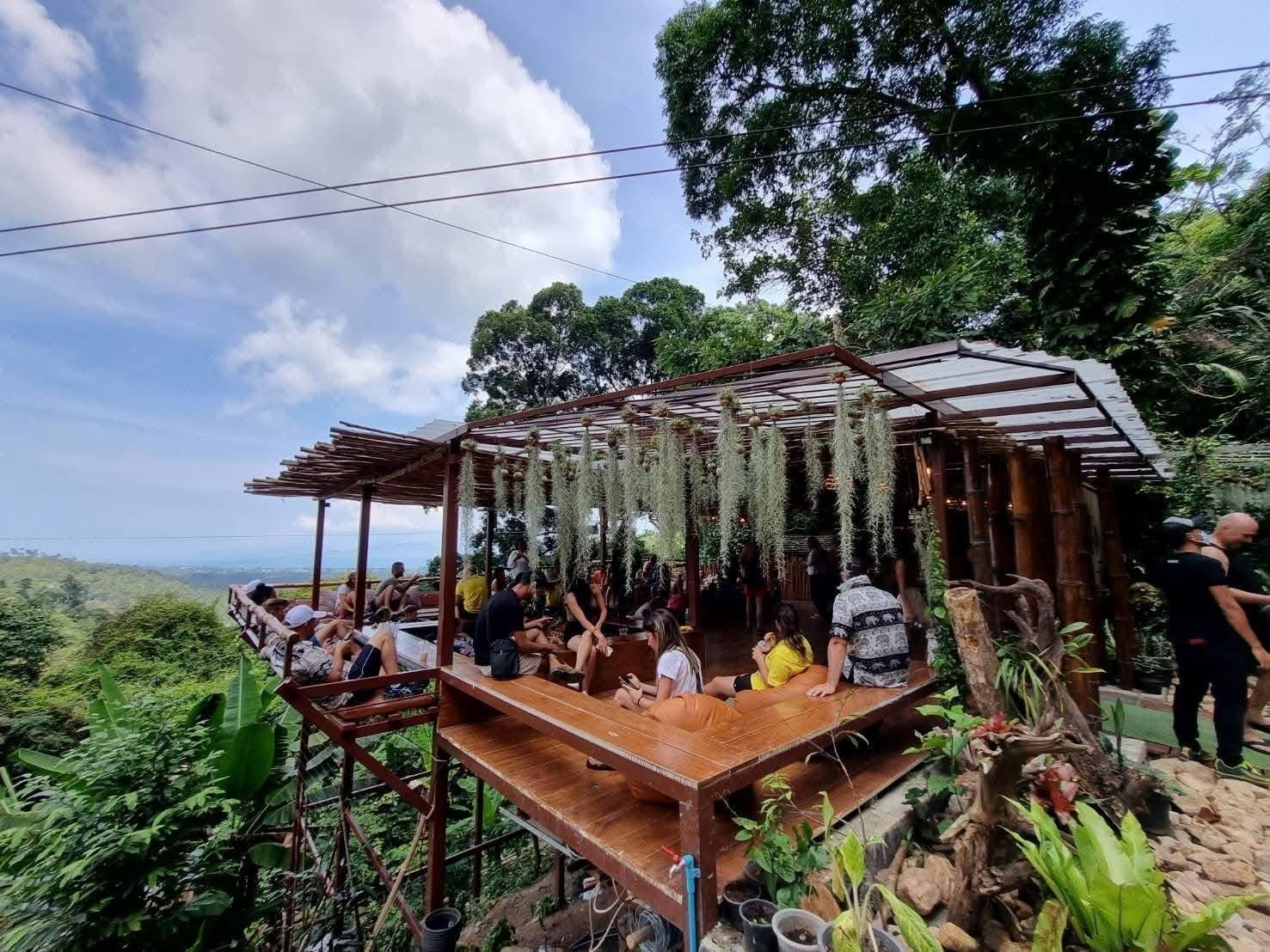 Samui Zipline Adventure: Jungle Canopy, Waterfall & Cafe