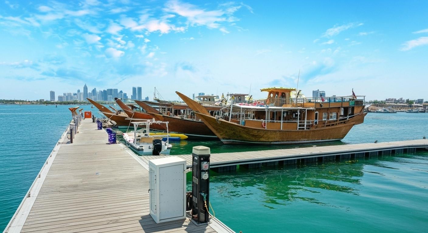 Doha Traditional Dhow Cruise with BBQ Buffet
