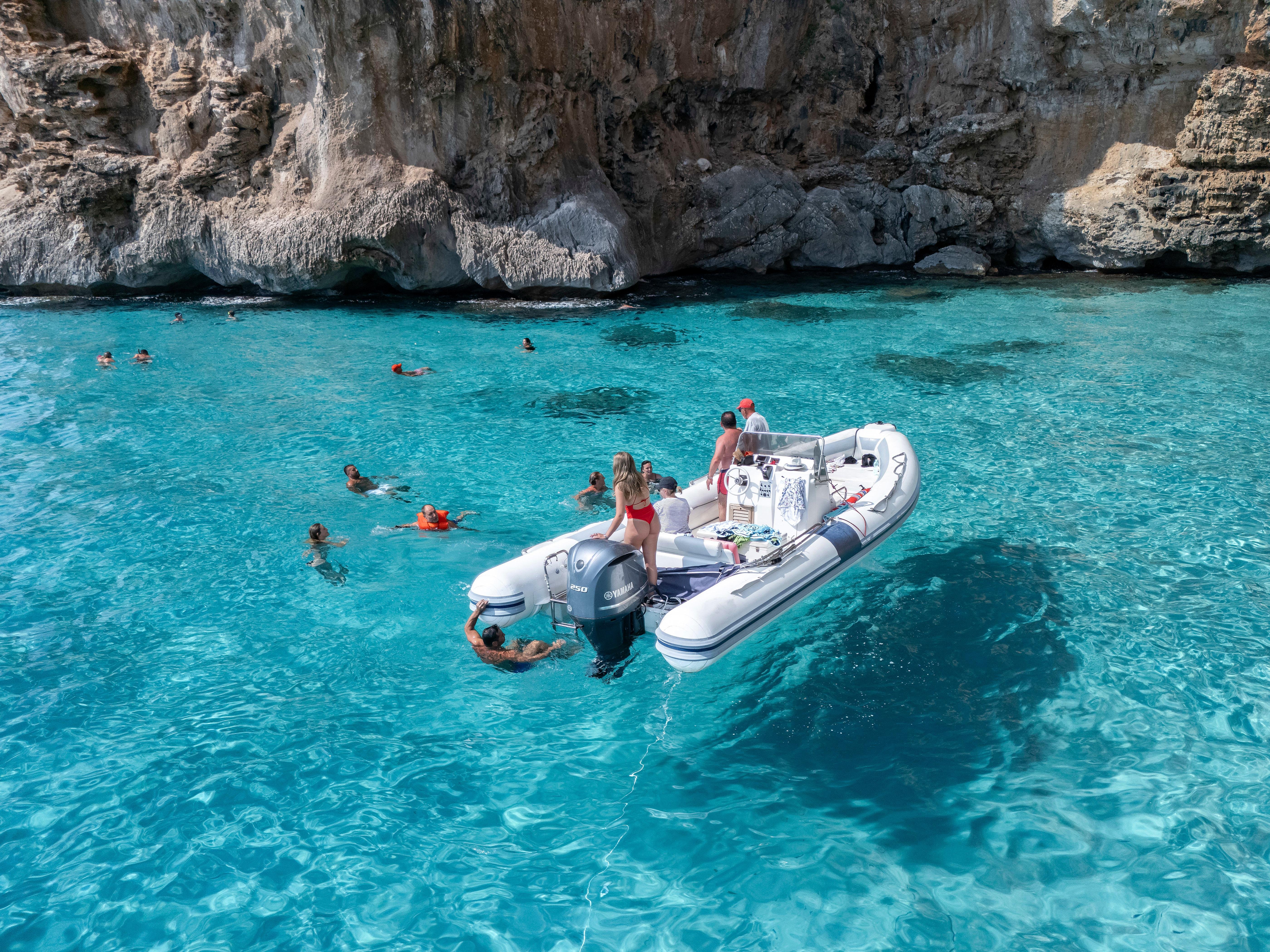 Cala Gonone: Gulf of Orosei Dinghy Cruise with Swim Stops - the Gulf of Orosei, Sardinia