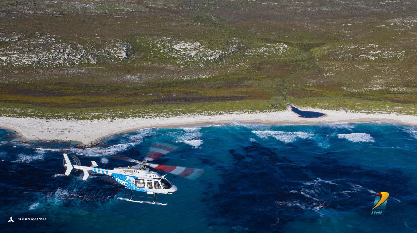 Cape Town Coastal Helicopter Flight with Champagne Welcome