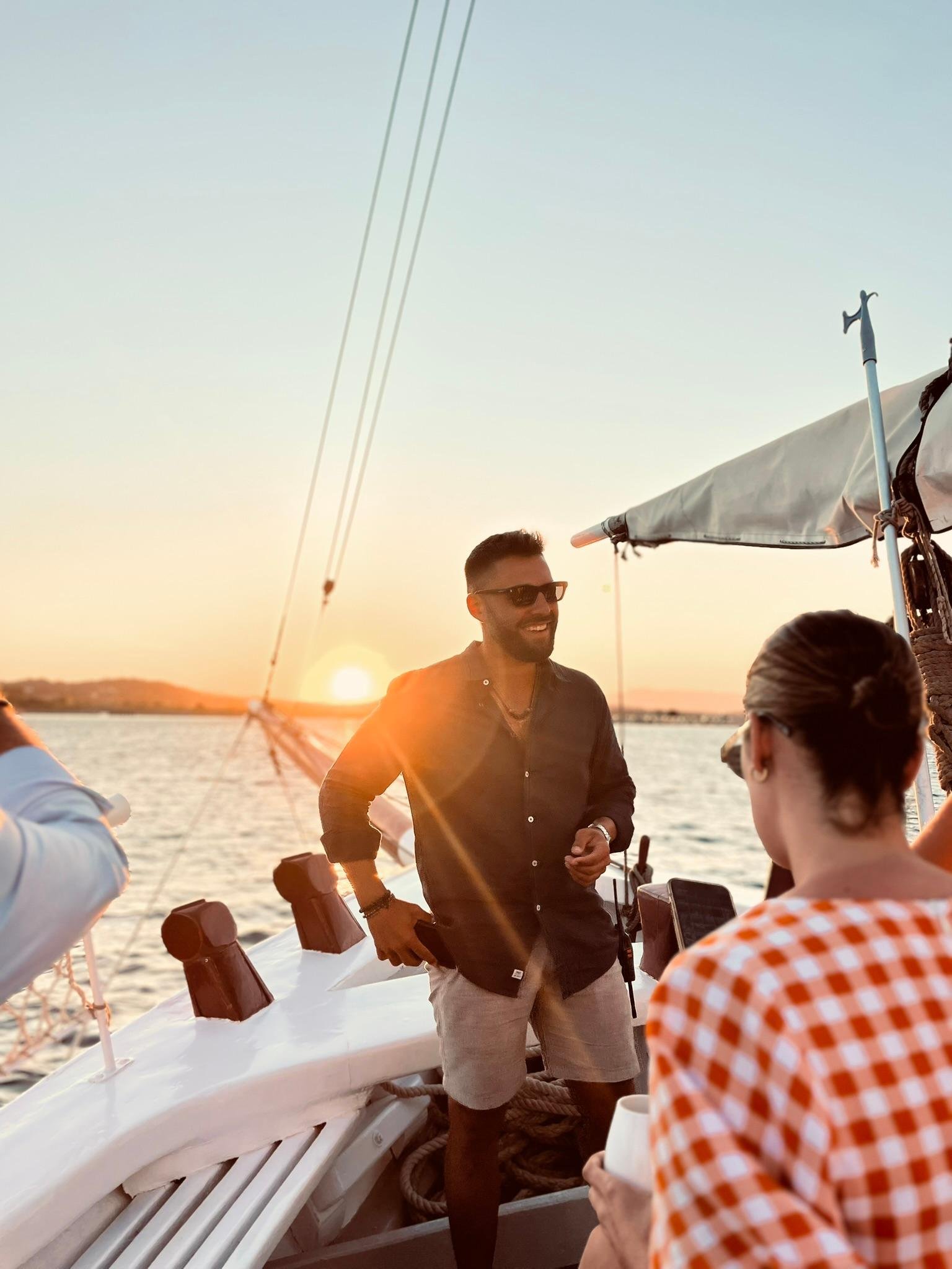 Corfu Sunset Sailing on Traditional Greek Boat