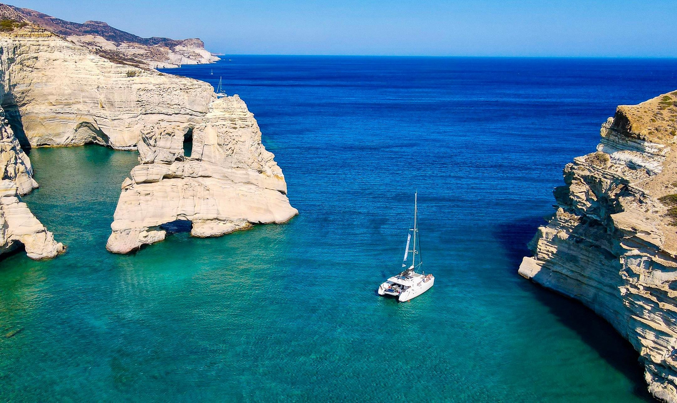 Milos: Half-Day Morning Catamaran Cruise to Kleftiko - 2026 (Verified Reviews)