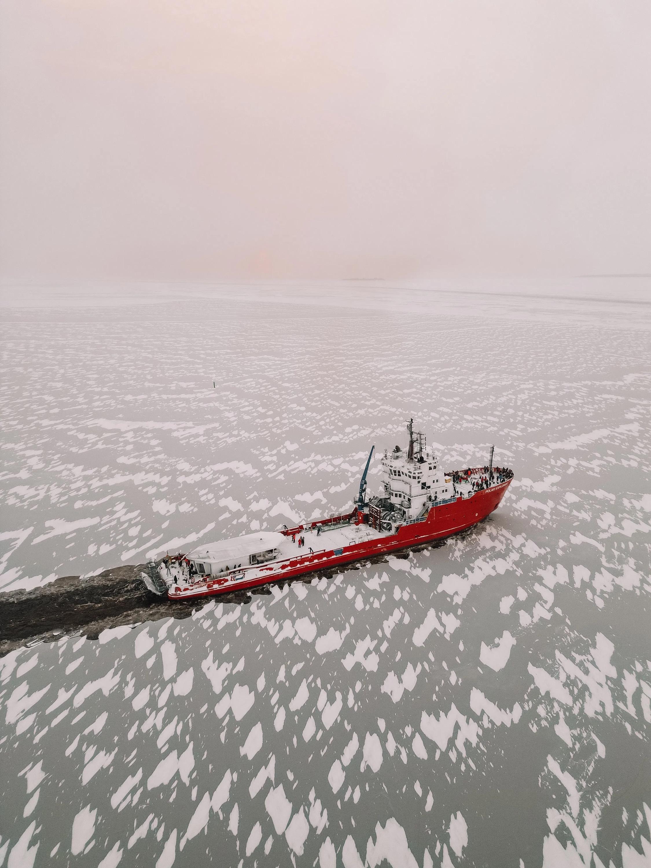 Arctic Icebreaker Cruise: Float & Walk on Frozen Sea