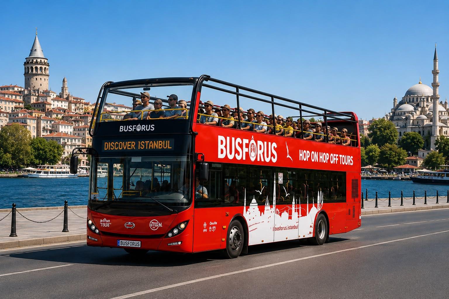 Istanbul 2-Day Hop-On Hop-Off Bus & Bosphorus Cruise