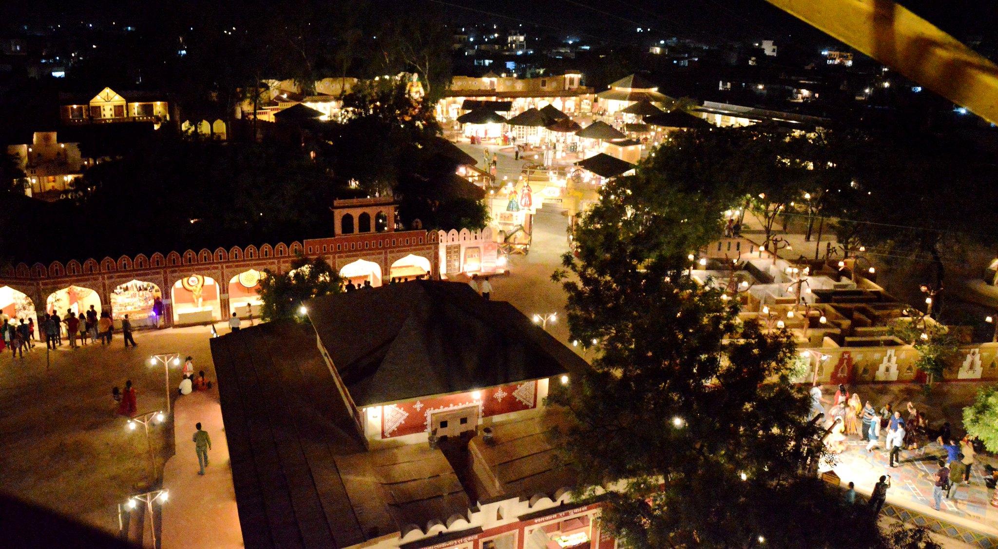 Jaipur Evening: Chokhi Dhani Culture & Rajasthani Dinner