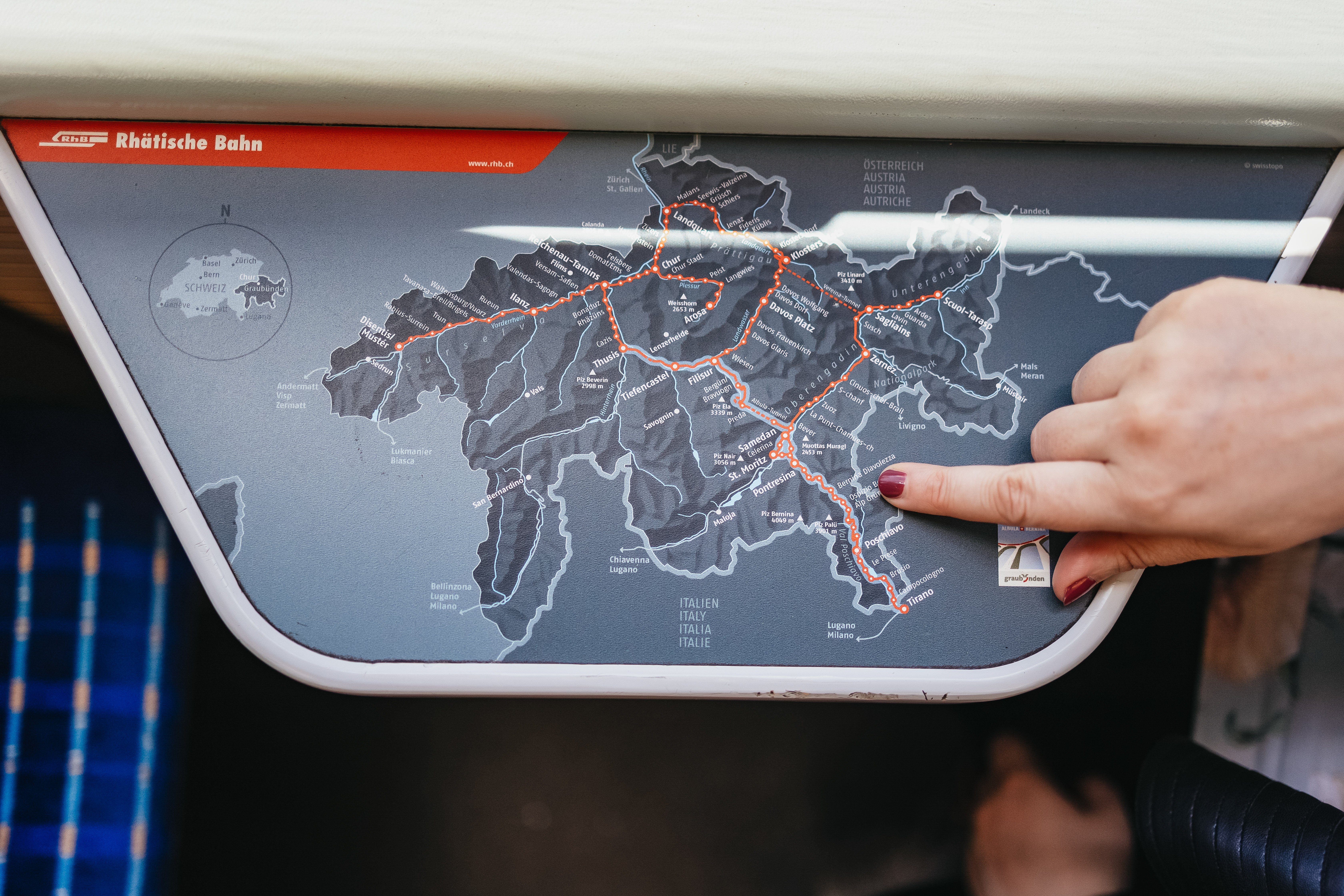Tirano to St. Moritz red train — image 16