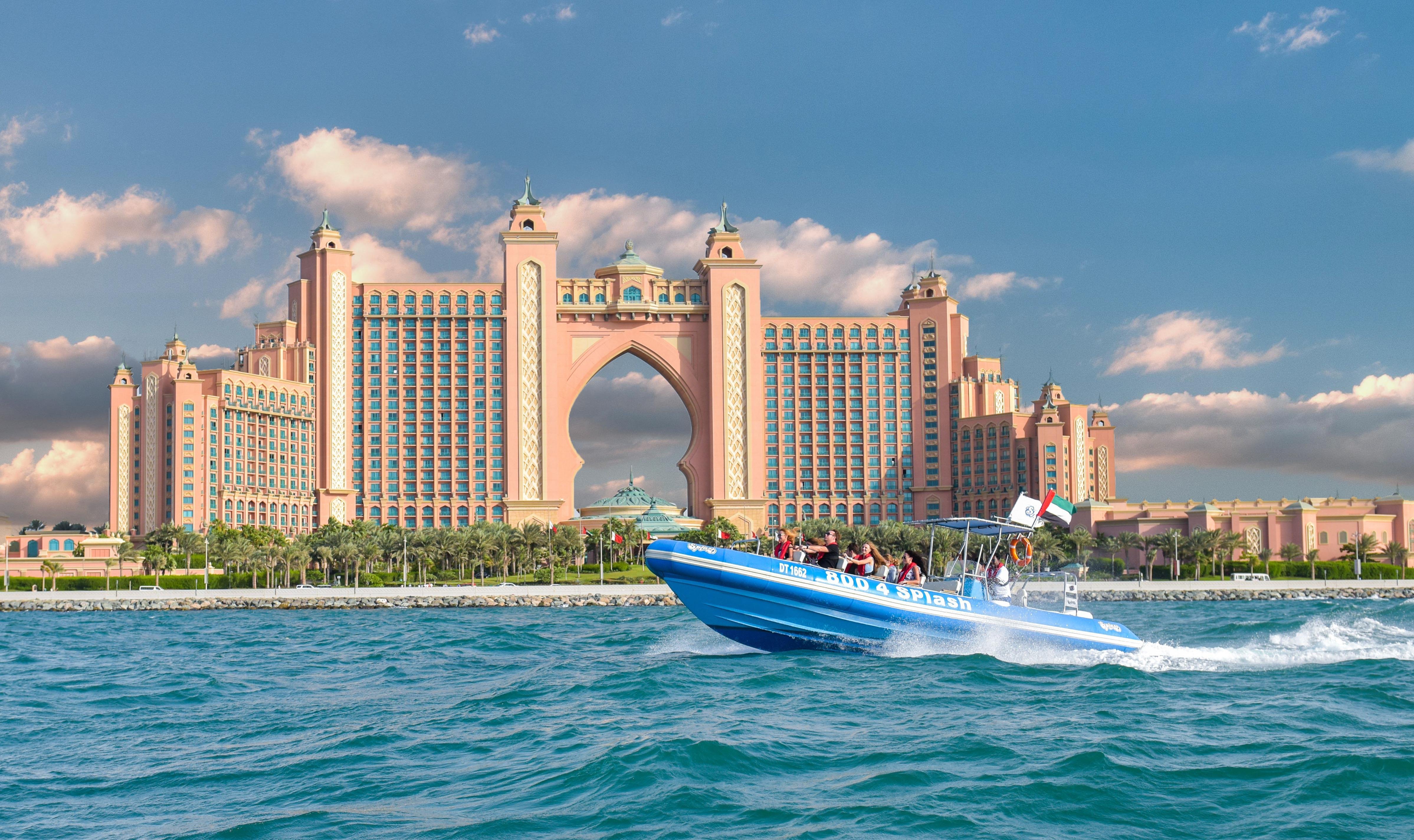 Dubai Marina Atlantis & Palm Jumeirah Speedboat Tour