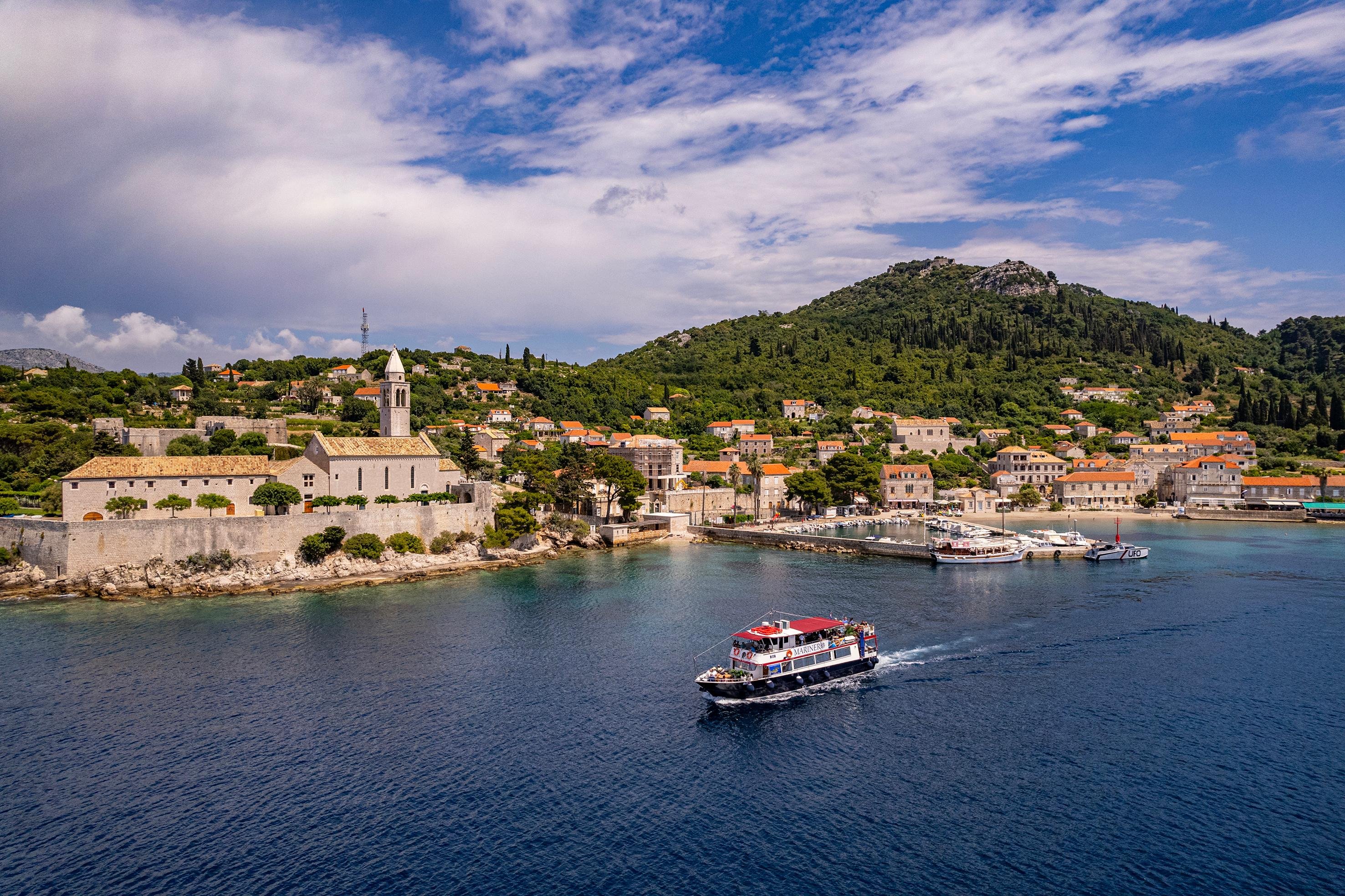 Elaphite Islands Day Cruise from Dubrovnik with Drinks & Optional Lunch