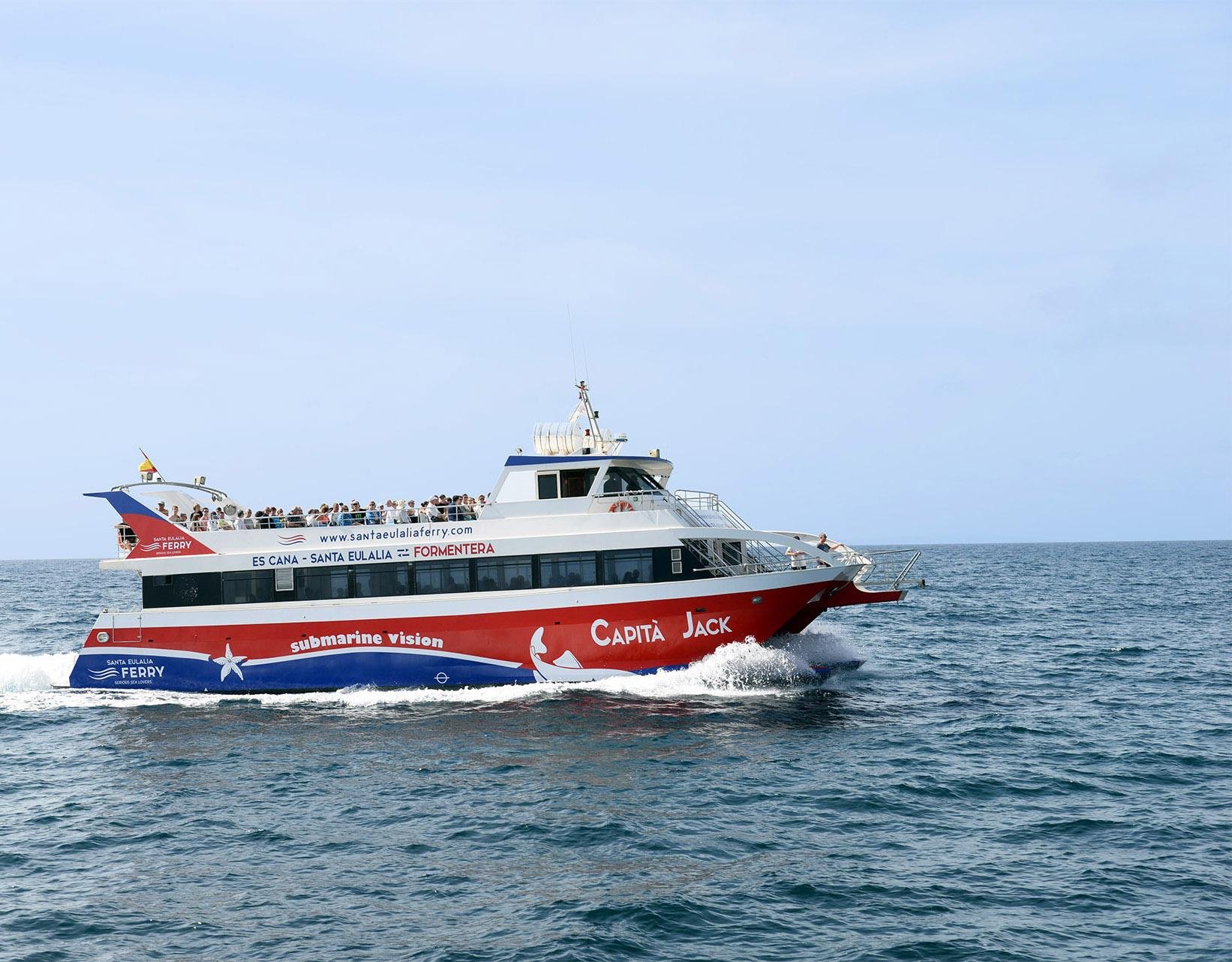 Santa Eulalia to Formentera Ferry Round-Trip