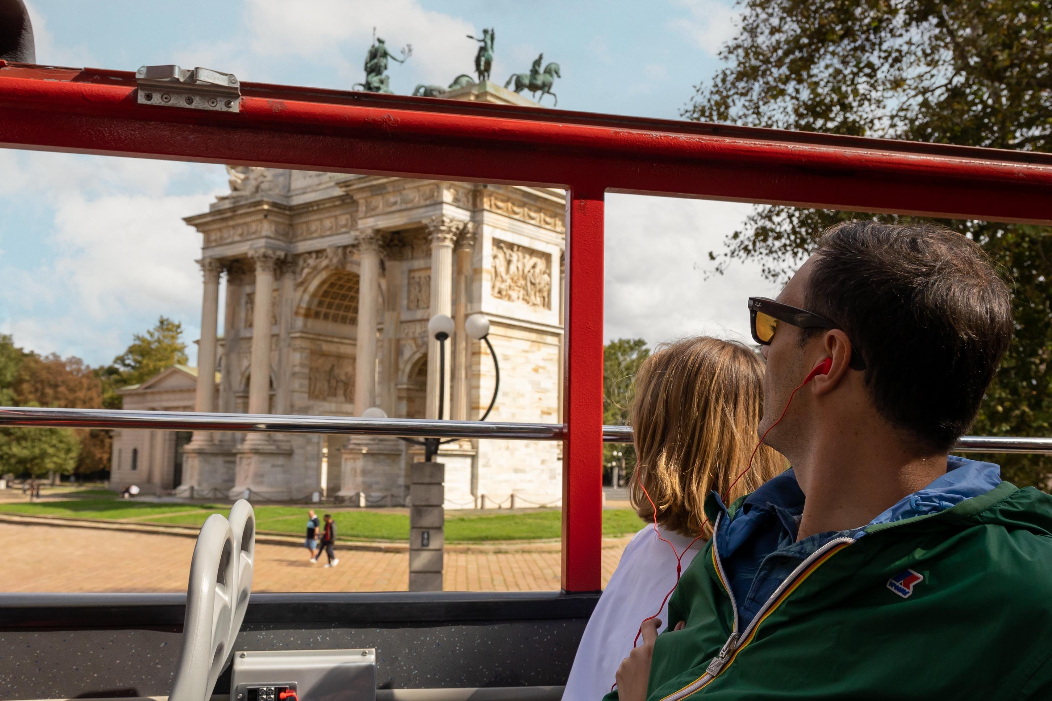 Milan Hop-On Hop-Off Open-Top Bus Tour