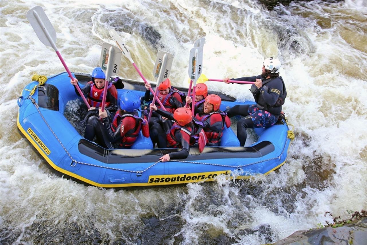River Dee Whitewater Rafting in Llangollen