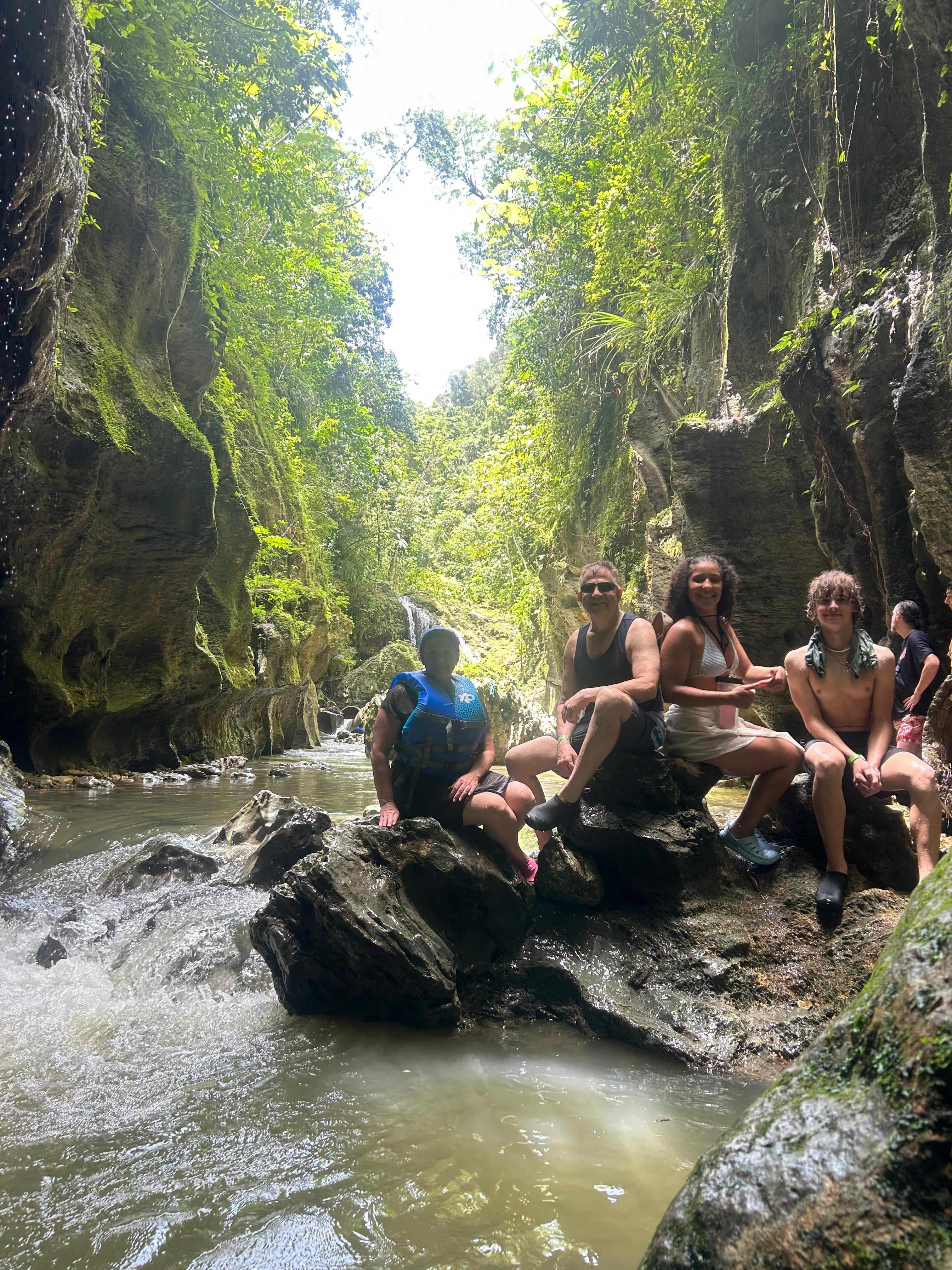 Charco Azul Canyon, Caves, and Mar Chiquita Beach Adventure