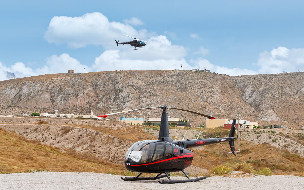 Santorini Caldera Shared Helicopter Tour