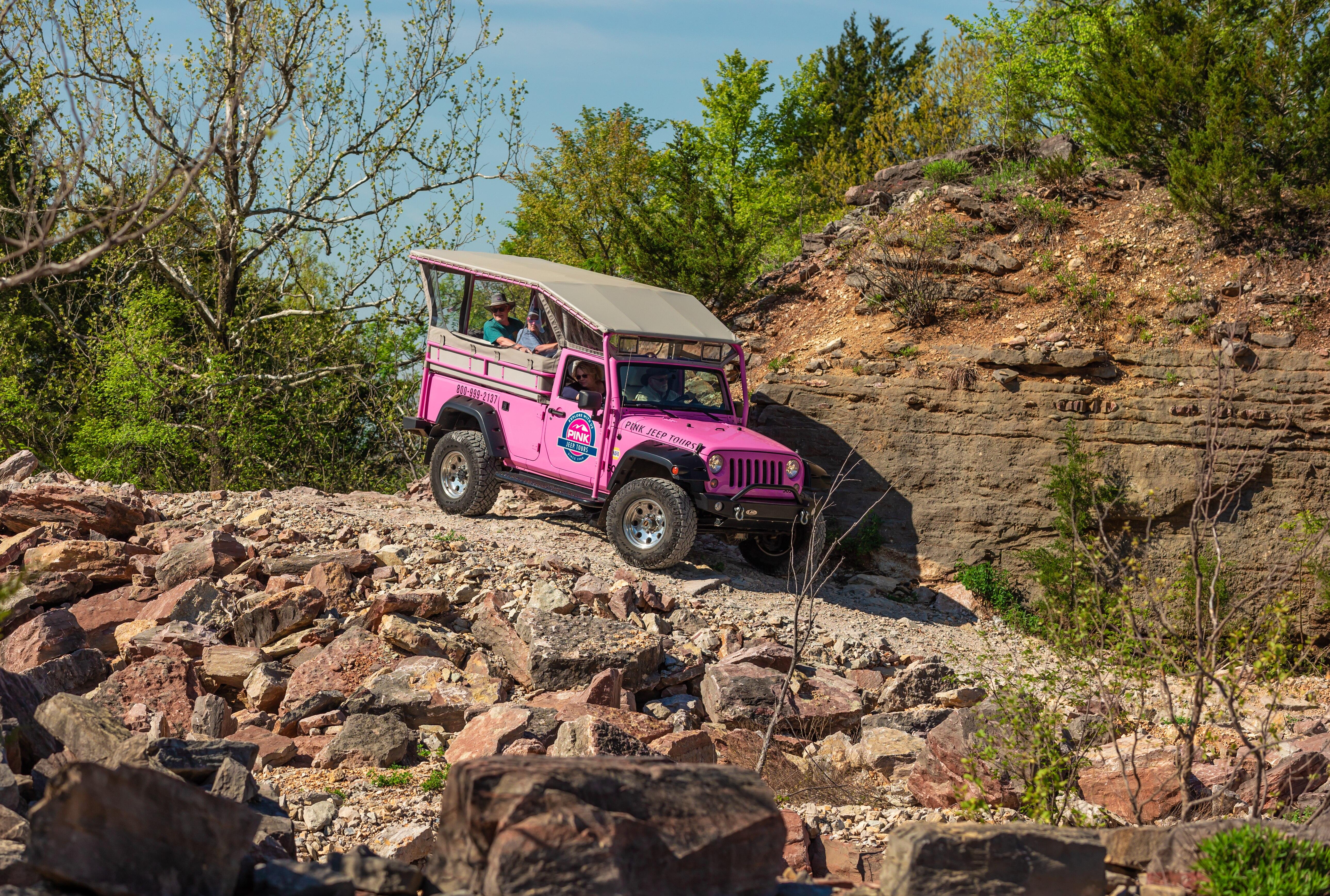 Downtown Branson & Baird Mountain Pink Jeep Tour