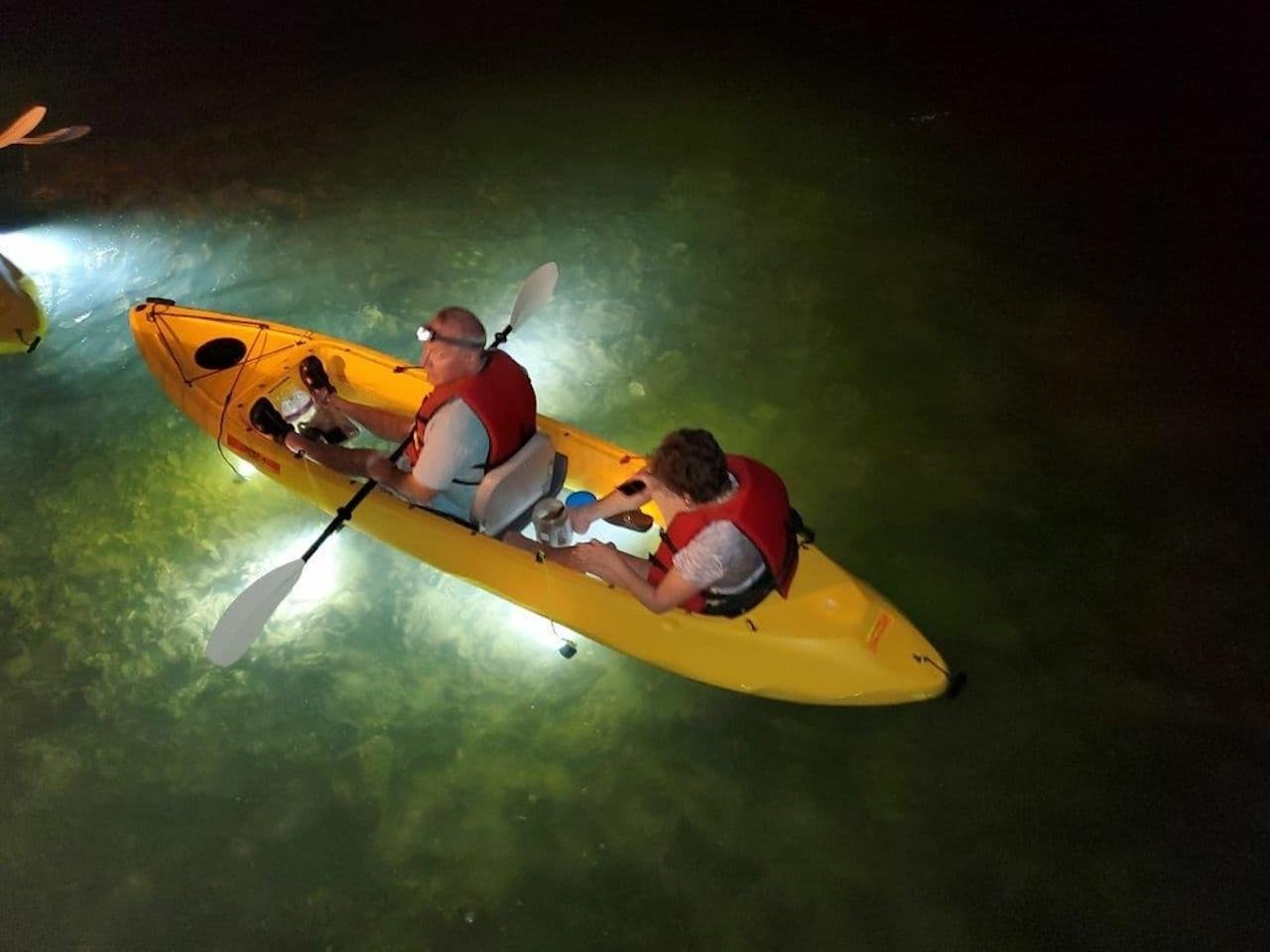 Glass-Bottom LED Kayak Night Adventure