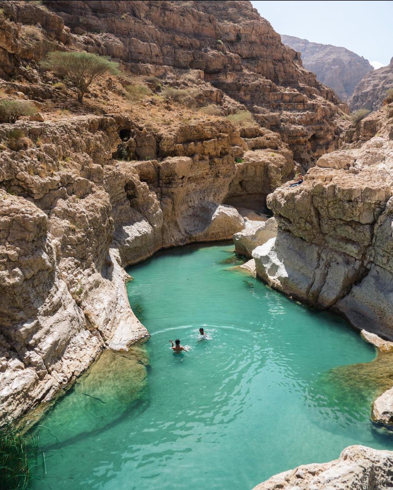 Wadi Shab & Bimmah Sinkhole Full-Day Adventure from Muscat