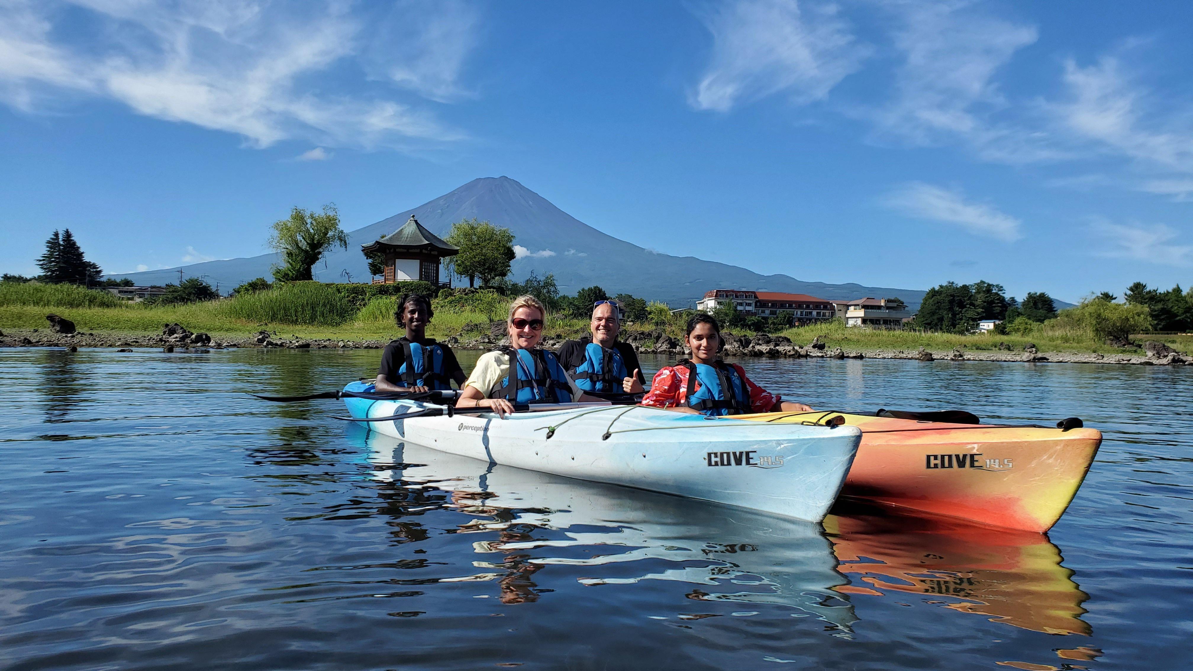 Early Morning Kayaking & Coffee on Lake Kawaguchiko