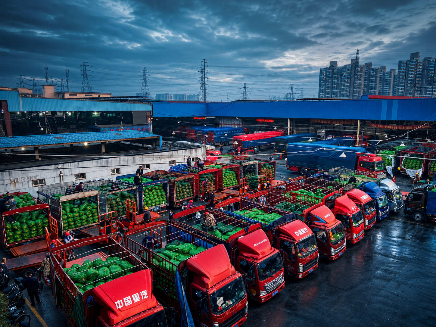 Pudong Wholesale Food Market Walking Experience