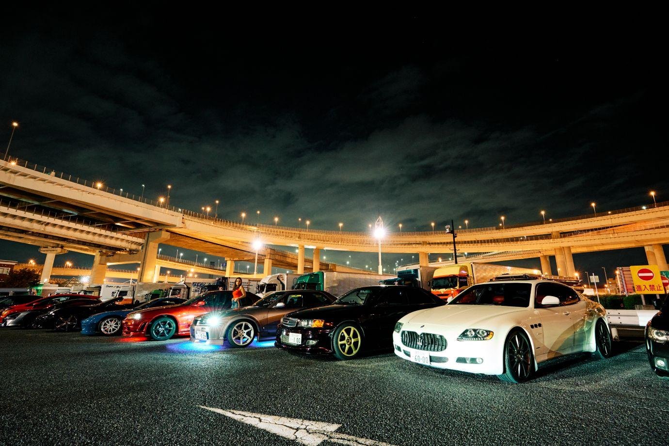 Tokyo: Private JDM R34 Skyline drive & Daikoku PA car meet
