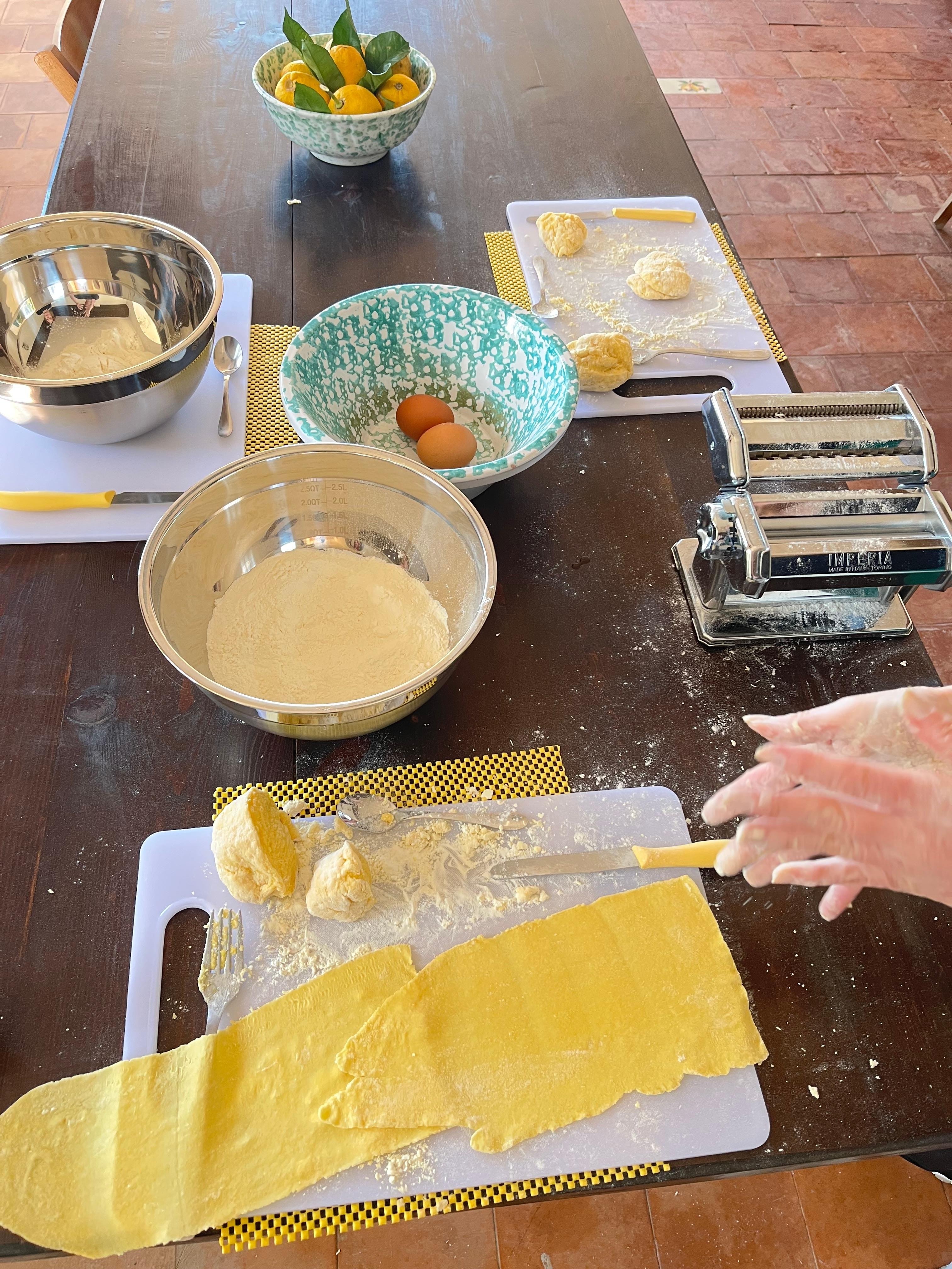 Sorrento Seaside Cooking Class & Sommelier Wine Pairing